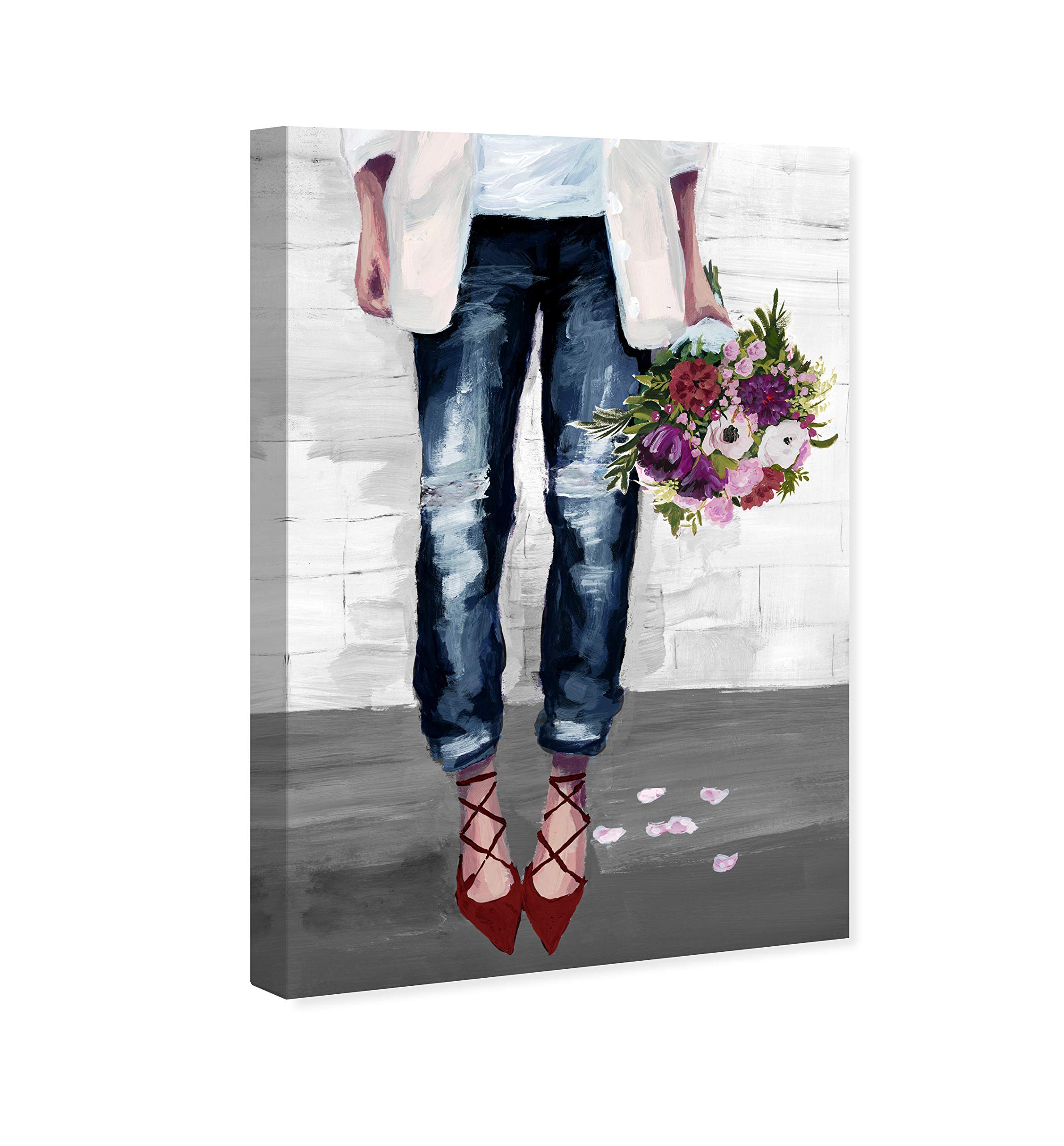 Oliver Gal Artist Co. Fashion & Glam Wall Art Canvas Prints - 'Fashion Blogger Fall' - Perfect for Home Decor, Office & Fashion Studio Wall Art