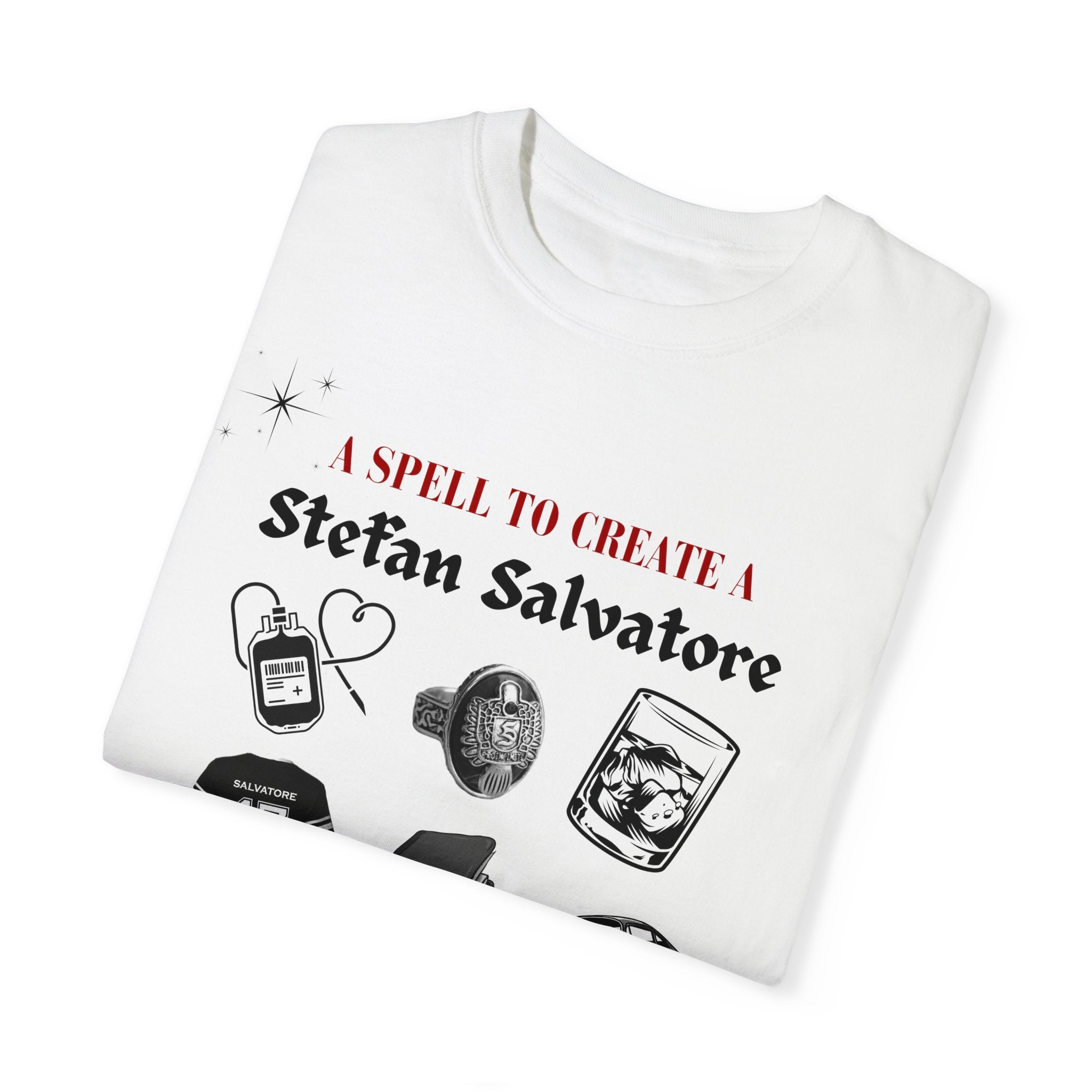 Spell For Stefan T-Shirt | DeeCharmed x PaigeNicole Collaboration | Perfect for TV Show Fans, Cosplay & Casual Wear