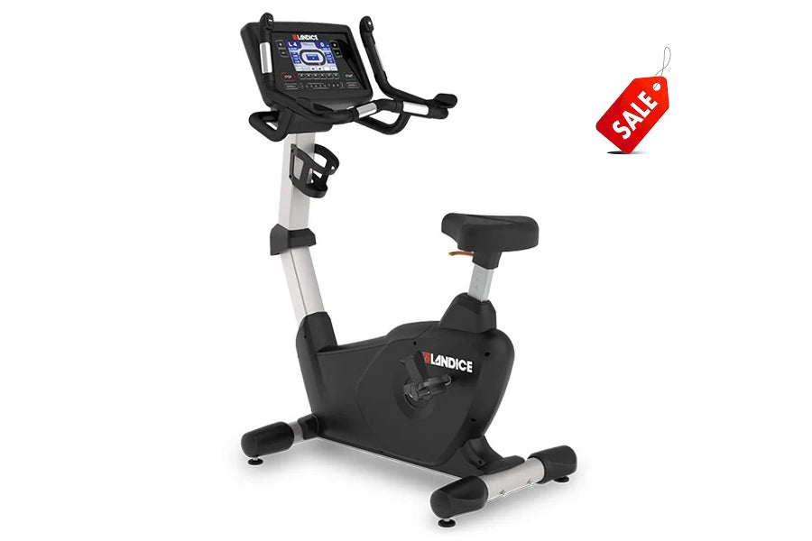 Landice U7 Upright Exercise Bike - Premium Home Gym Equipment for Cardio Workouts | Perfect for Indoor Cycling, Weight Loss & Fitness Training