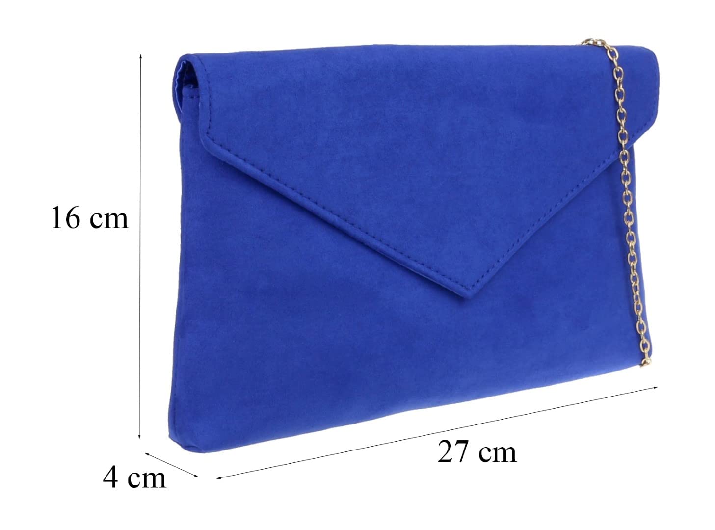 Stylish Women's Plain Clutch Bag - Elegant Evening Purse for Parties, Weddings & Special Occasions | Fashionable Minimalist Handbag for Women & Girls