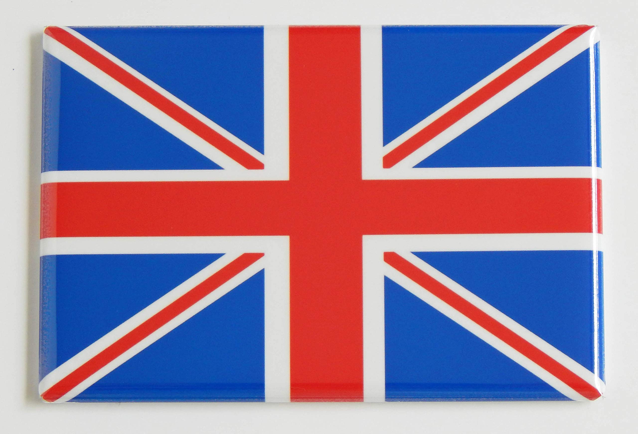 British Flag Fridge Magnet - 1.75 x 2.75 Inches - Patriotic Decor for Kitchen, Office, Dorm, or Travel - Perfect for Refrigerators, Lockers & Metal Surfaces