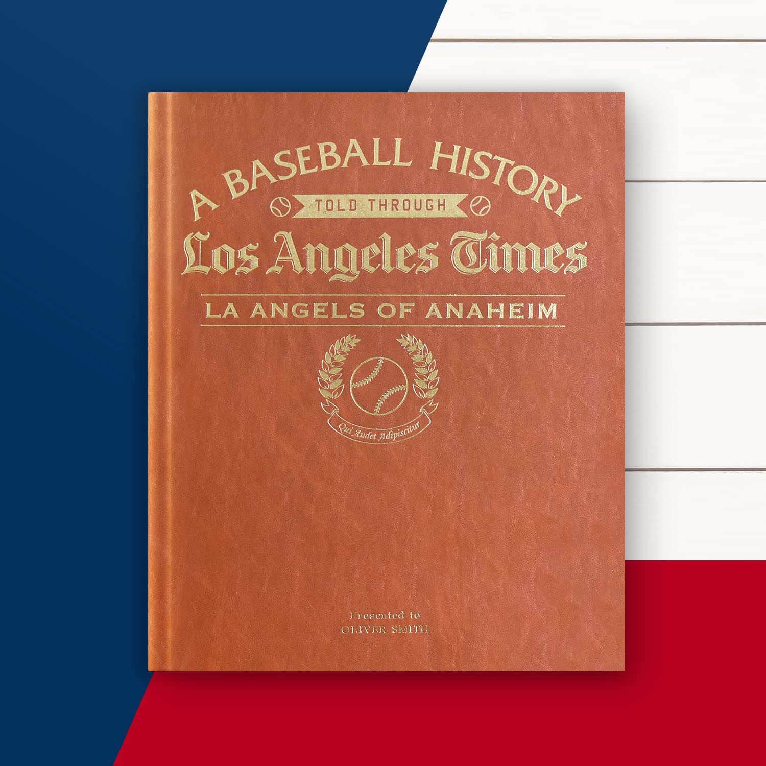 Personalized Baseball History Book - Custom MLB Gift for Sports Fans with Vintage Newspaper Coverage - Perfect for Father's Day, Birthdays & Baseball Memorabilia Collectors