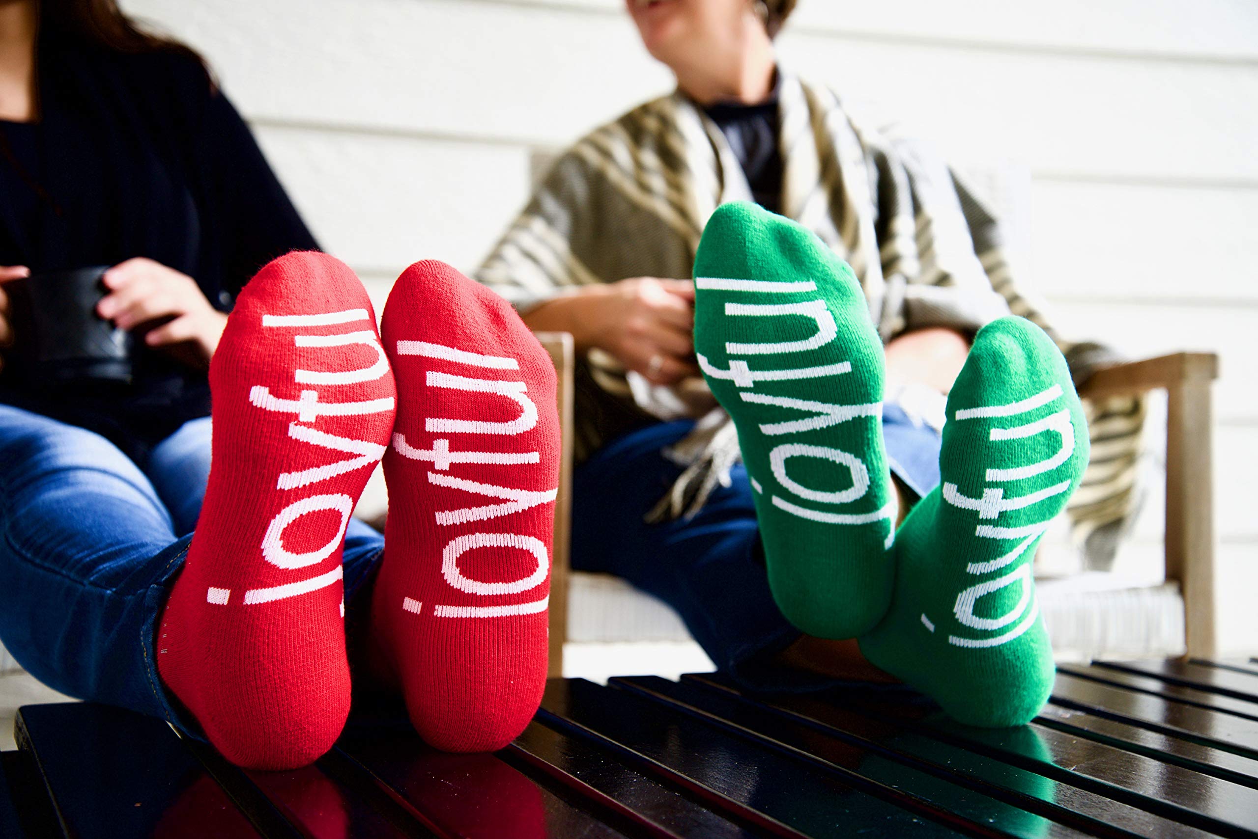 Funny Holiday Socks for Women & Men - Christmas Novelty Socks with 'Notes to Self' Design - Perfect for Gifts, Stocking Stuffers & Festive Parties