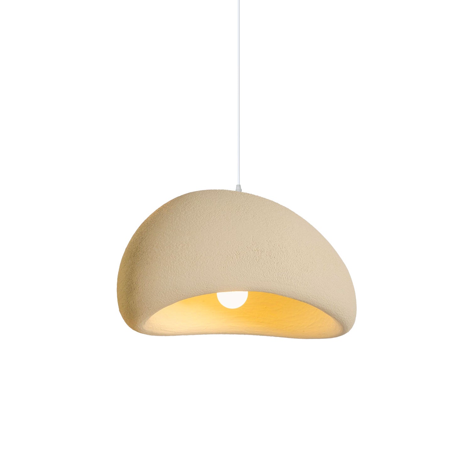 Beige & White Hanging Wire