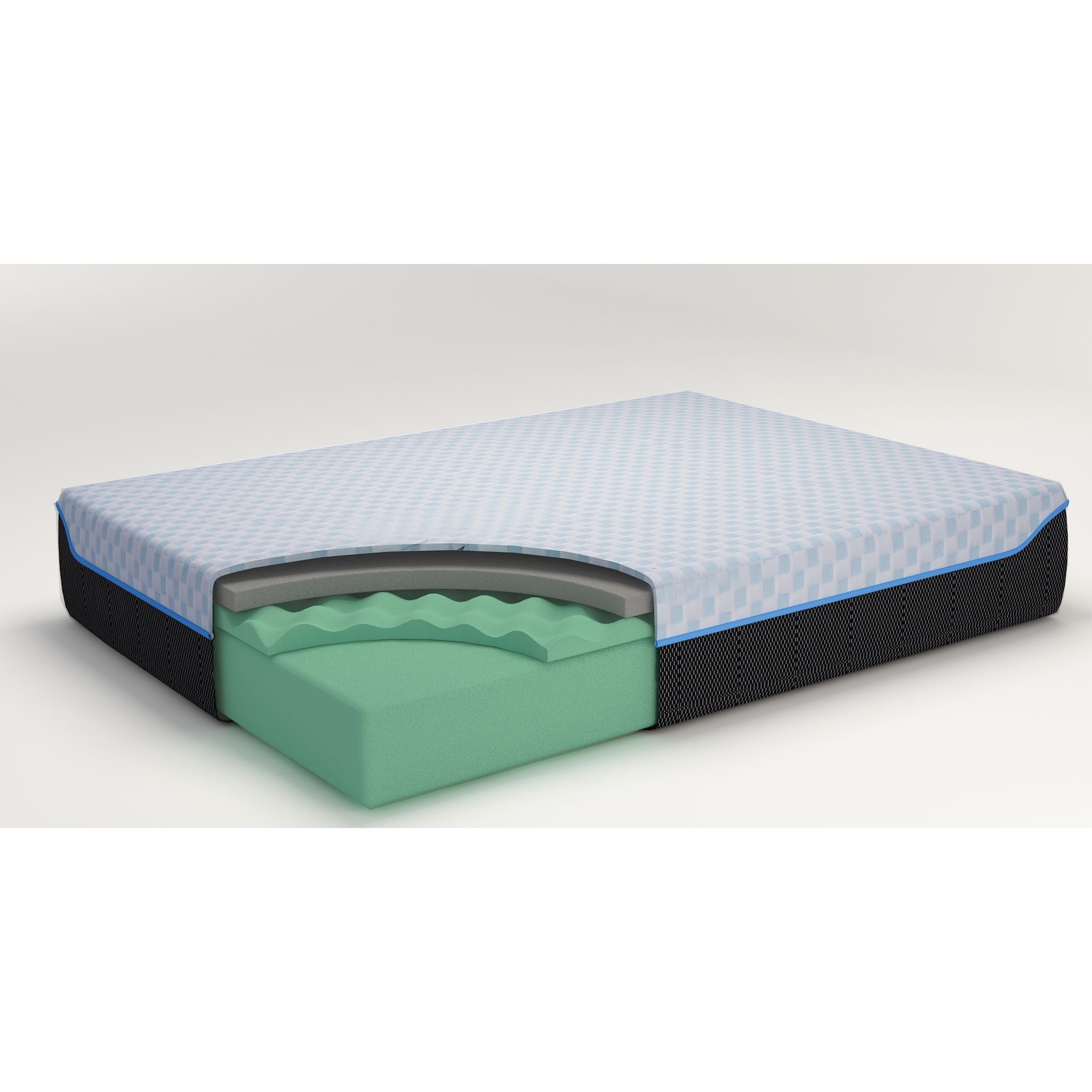 Ashley Sleep Gruve 10 Inch Memory Foam Mattress - Medium Firm Support for Back Pain Relief & Pressure Relief - Queen Size Bed Mattress for Side, Back & Stomach Sleepers - Perfect for Guest Rooms, Apartments & Dorm Rooms