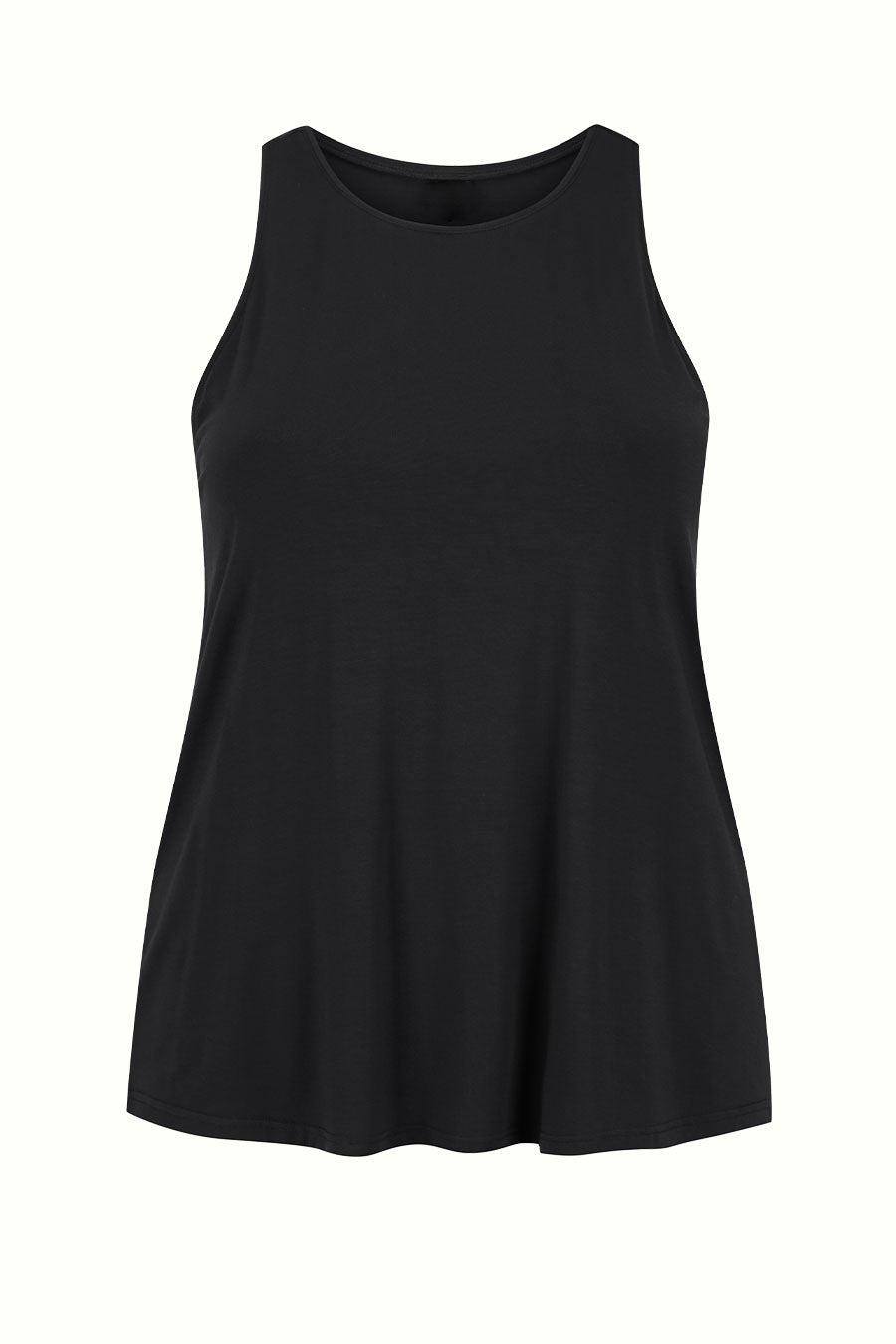 Classic Black Bamboo Singlet for Men & Women - Soft & Breathable Summer Tank Top - Gym, Yoga, Lounge & Casual Wear