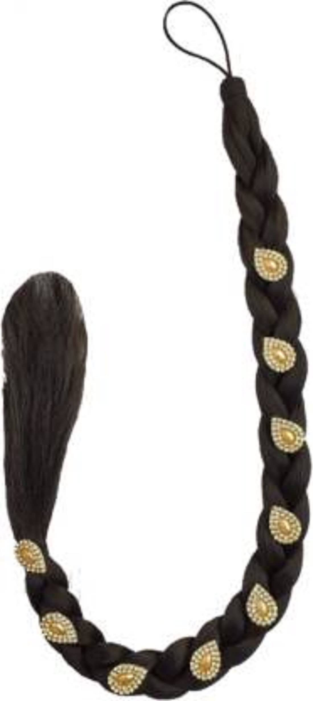 Stylish Abrish Stone Hair Braid - Trendy Boho Hair Accessory for Women | Perfect for Festivals, Weddings & Everyday Wear