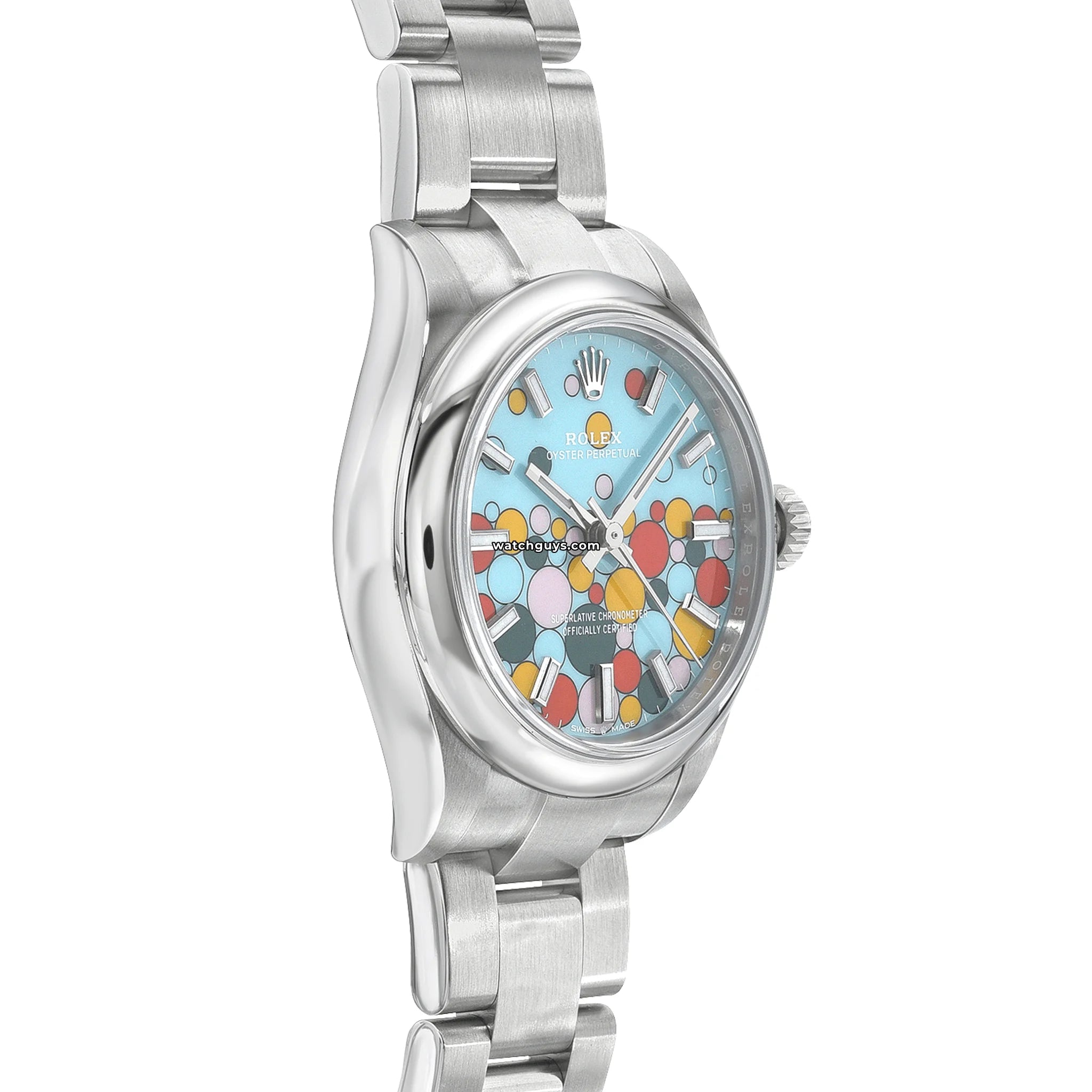 Rolex Oyster Perpetual 277200 Turquoise Dial 34mm Watch - Luxury Automatic Timepiece for Men & Women - Perfect for Business, Gifting & Special Occasions