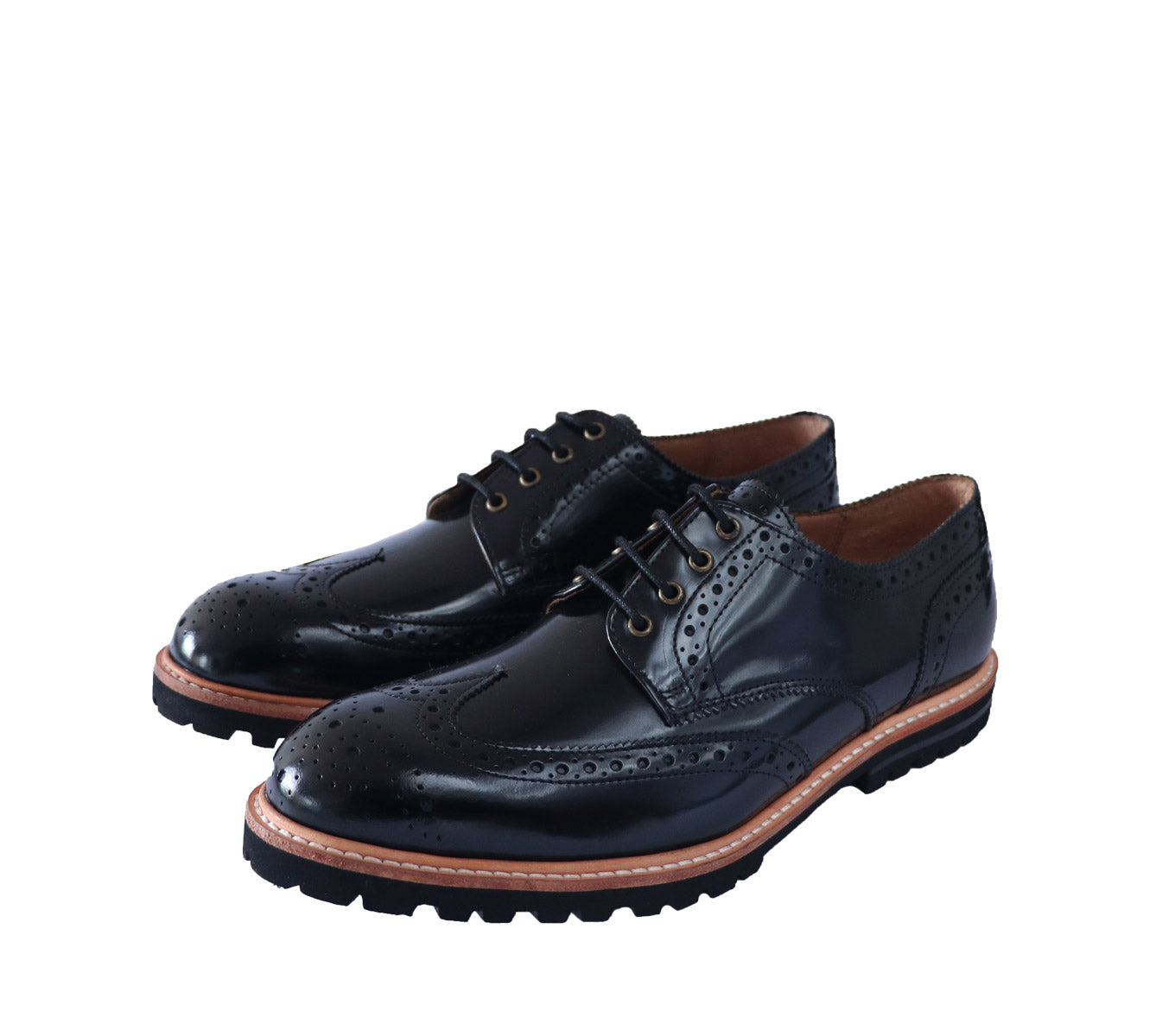Premium Men's Charter Brogue Leather Shoes - Classic Oxford Style for Business & Formal Wear - Perfect for Office, Weddings & Special Occasions