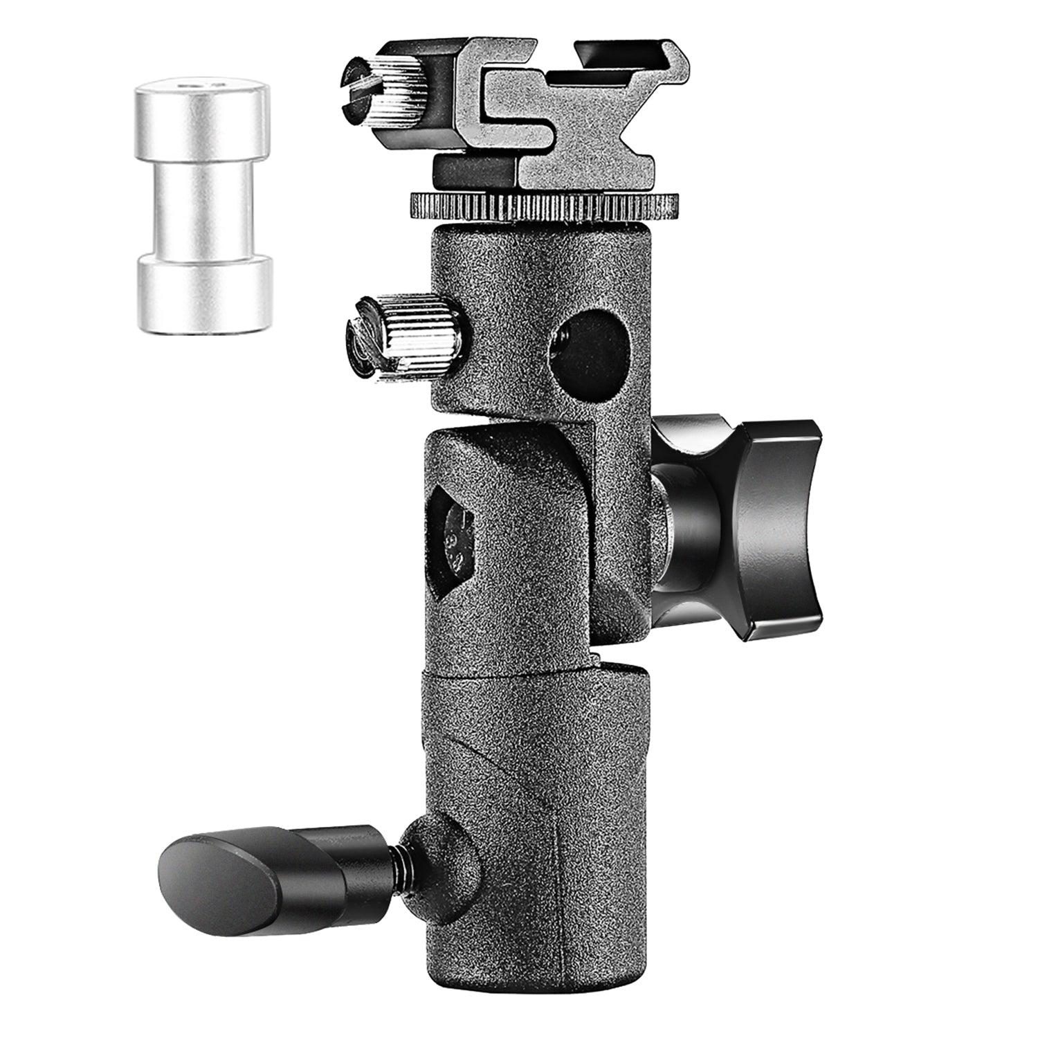 NEEWER Universal E-Type Speedlite Flash Mount for Canon Nikon Sony DSLR Cameras - Perfect for Studio Photography, Portraits & Events