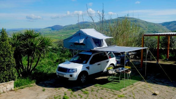 Extended Ventura Deluxe 1.4 Roof Top Tent with 270° Awning - Heavy Duty Rooftop Camping Tent for Trucks & SUVs | Perfect for Outdoor Adventures, Road Trips & Overlanding (In Stock)