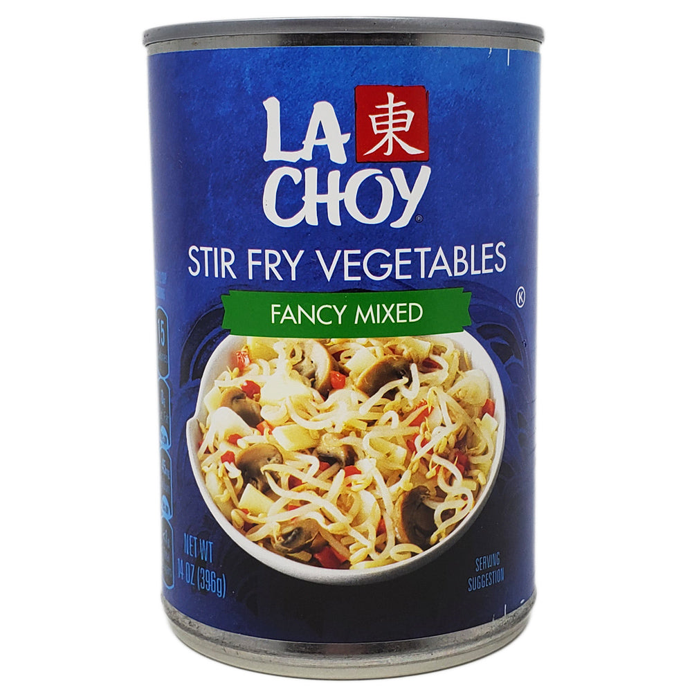 La Choy Stir Fry Vegetables Fancy Mixed - 14oz Can | Asian Style Mixed Vegetables for Stir Fry, Soup & Salad | Quick & Easy Meal Prep