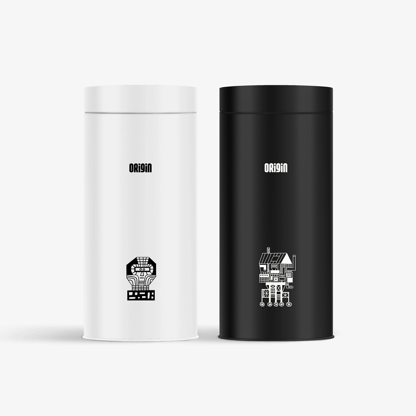 Premium Origin Coffee Tin - 100% Arabica Whole Bean Coffee for Rich Flavor - Perfect for Home Brewing, Gifts & Office Use