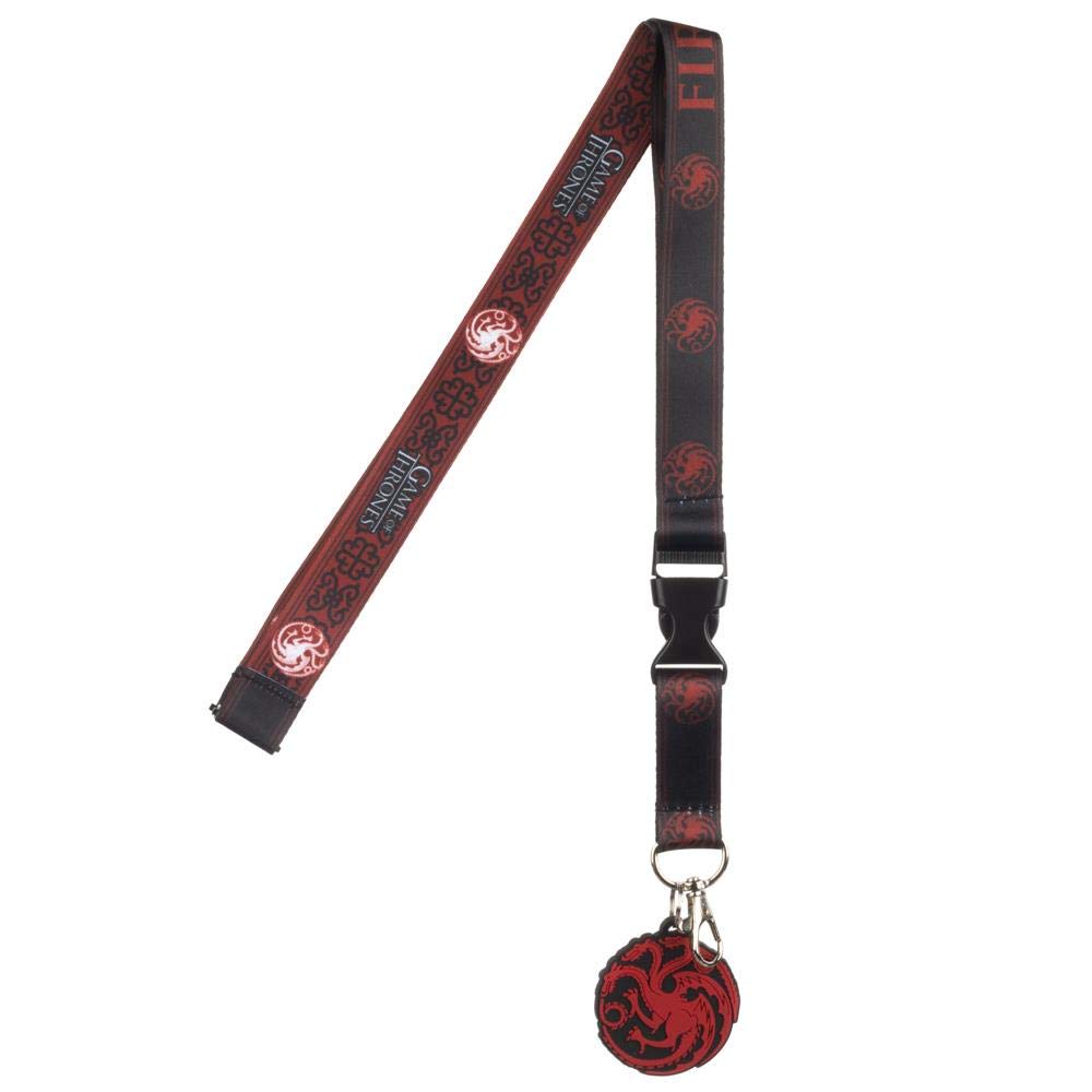 Game of Thrones ID Badge Holder Lanyard - Official Bioworld Licensed Neck Strap for Work, School & Conventions - Perfect for Fans & Collectors