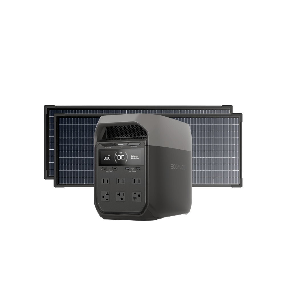 EcoFlow 130W RVMax Rigid Solar Panel - High Efficiency Portable Solar Charger for RV, Camping, Off-Grid Power & Emergency Backup