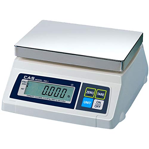 SW Series Digital Bench Scale - 10 lb Capacity x 0.005 lb Precision - Perfect for Kitchen, Lab, Jewelry & Postal Weighing