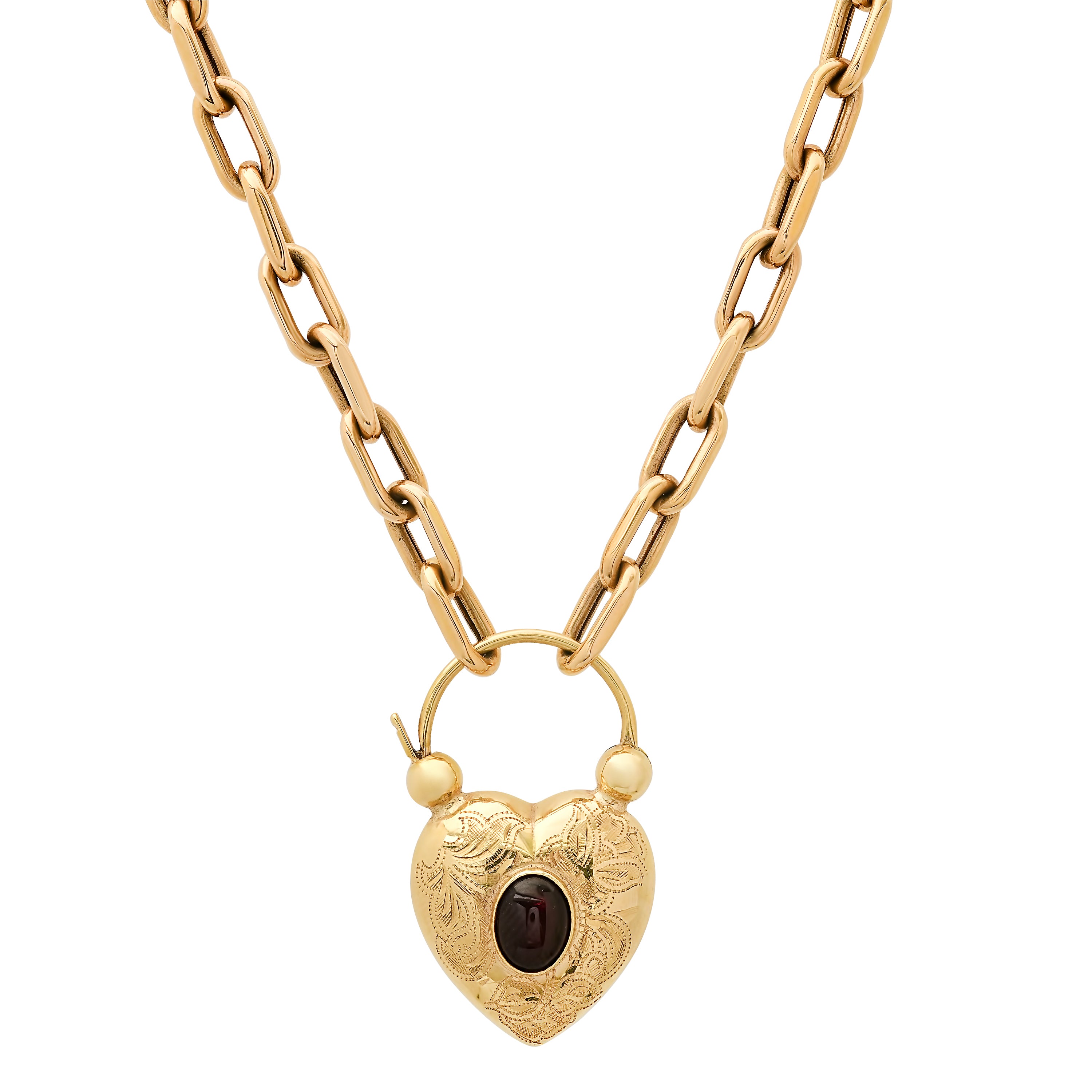 Heart Locked Love Locket Necklace - Romantic Couple Gift for Valentine's Day, Anniversary & Special Occasions