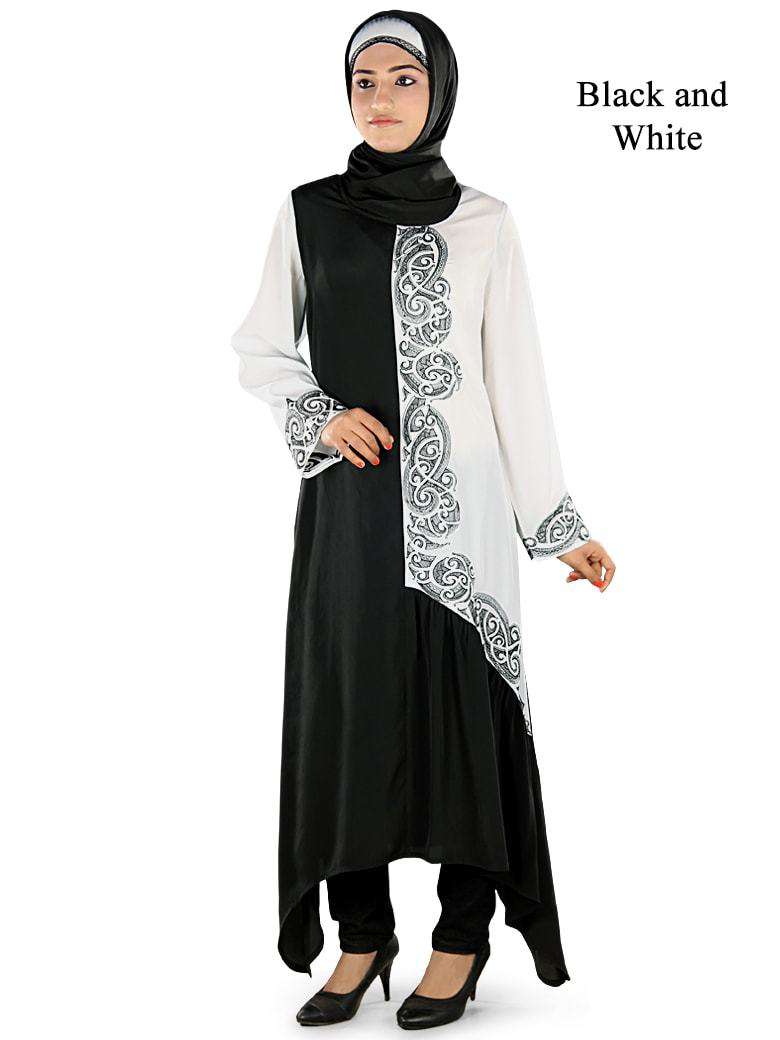 Elegant Ara Short Abaya for Women - Modest Islamic Dress for Prayer, Casual Wear & Special Occasions