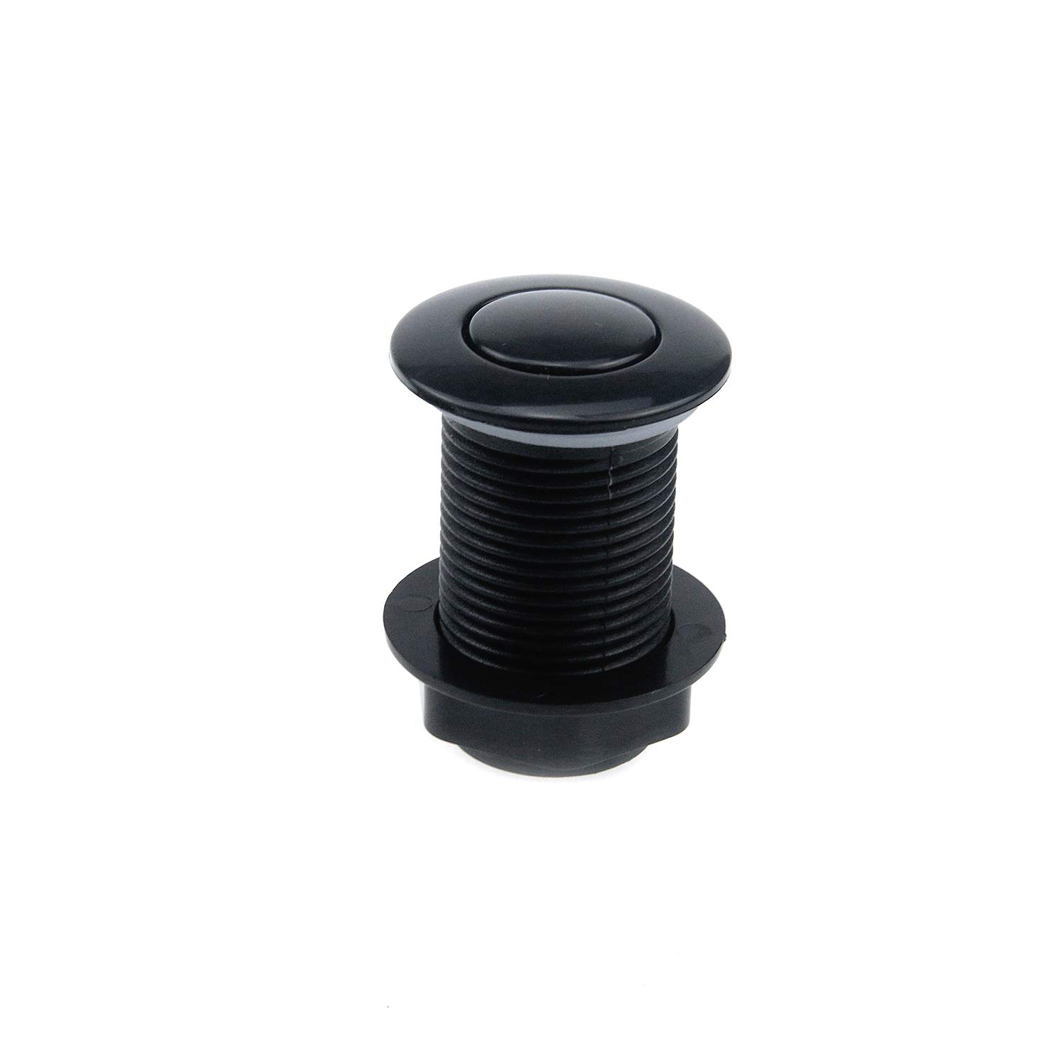 Air Activated Switch Button with 1.5m/5ft Air Hose for Sink Garbage Disposal - Matte Black - Easy Installation for Kitchen Sink Waste Disposal Systems