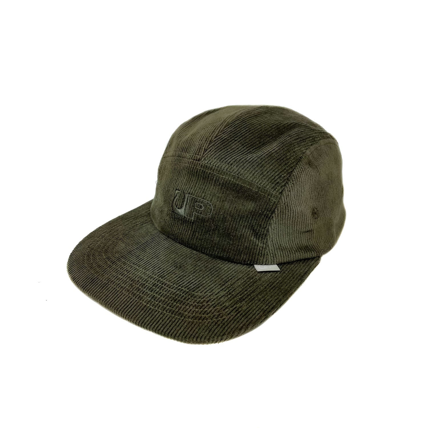 Utopian Projects UP09 Corduroy Patrol Long Bill Cap in Olive - Perfect for Outdoor Adventures, Hiking, and Casual Wear