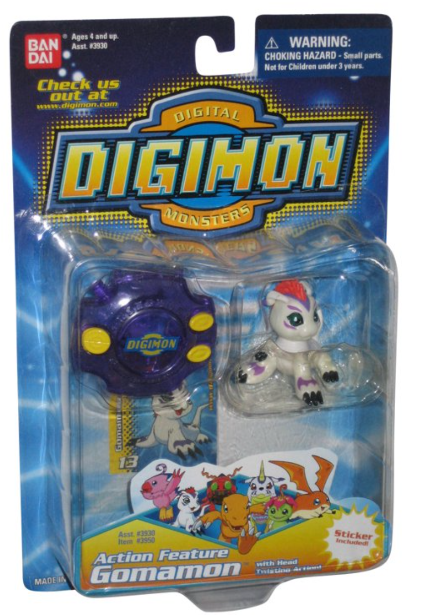 Bandai Digimon Digital Monster Ver.3 Gomamon Action Figure - Collectible Anime Toy for Kids & Fans - Perfect for Play, Display & Gifts