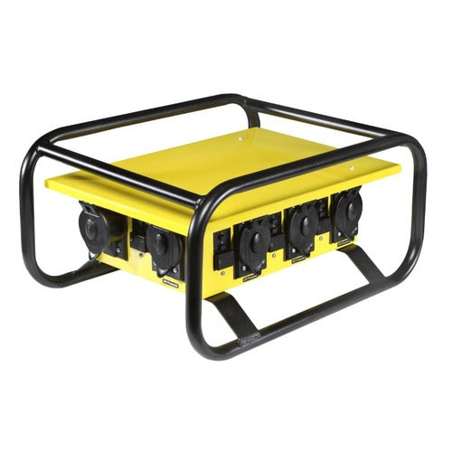 8706GU/8706UGCX CEP Spider Box 50A 125/250V Power Distribution Unit with (6) 20A 125V (5-20R) & (1) 30A (L6-30R) Outlets - Heavy Duty Electrical Power Splitter for Events, Construction Sites, and Outdoor Power Distribution
