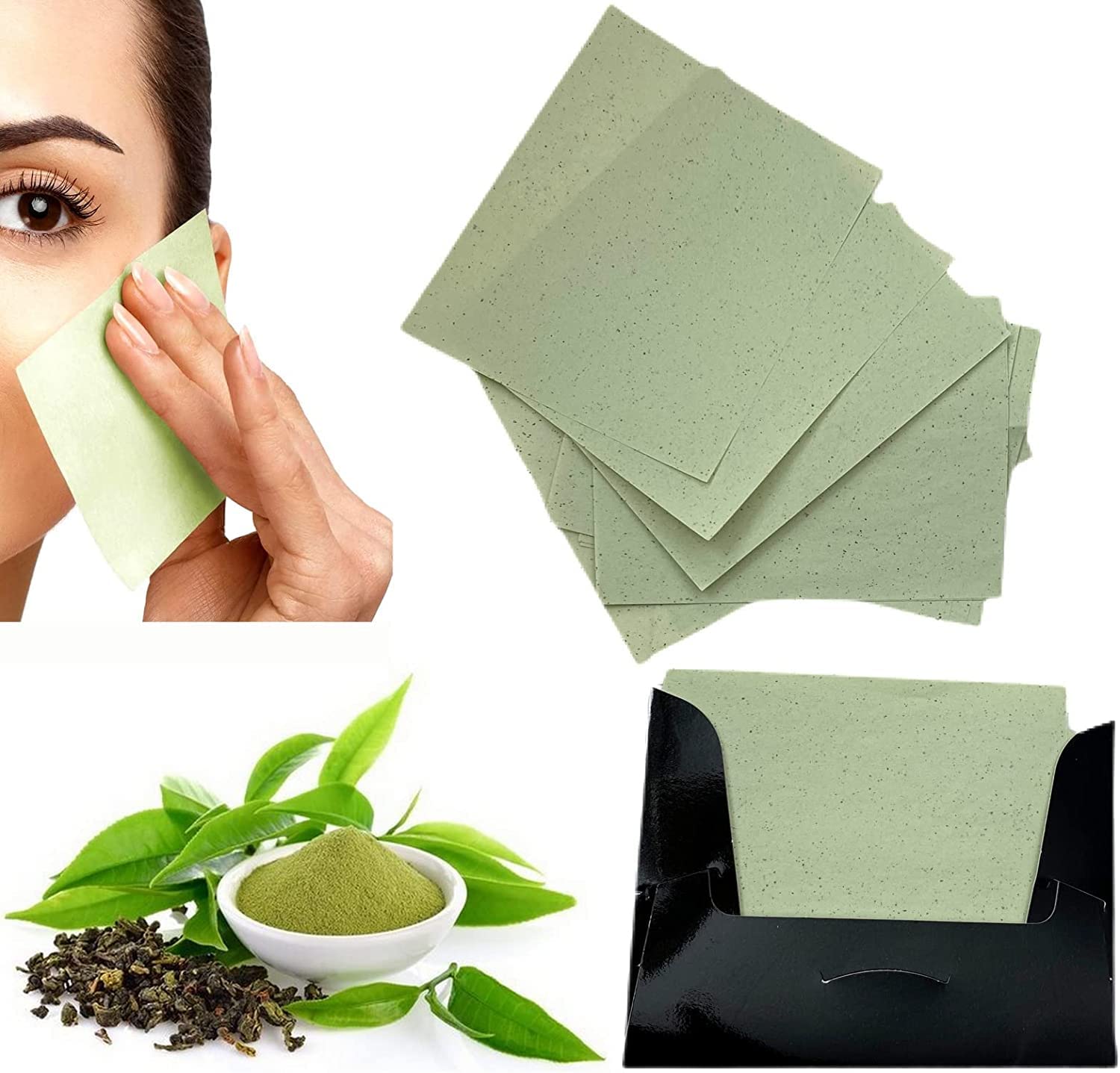**Reusable Makeup Remover Sponge Pads - Deep Cleansing Facial Wipes with Oil Absorbing Sheets | Oil Control Blotting Paper for Oily Skin | Perfect for Travel, Gym & Daily Skincare Routine**
