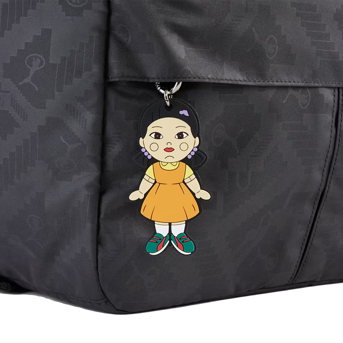 Squid Game Backpack Dark Slate - Trendy Korean Drama Inspired School Bag for Cosplay, Halloween & Daily Use