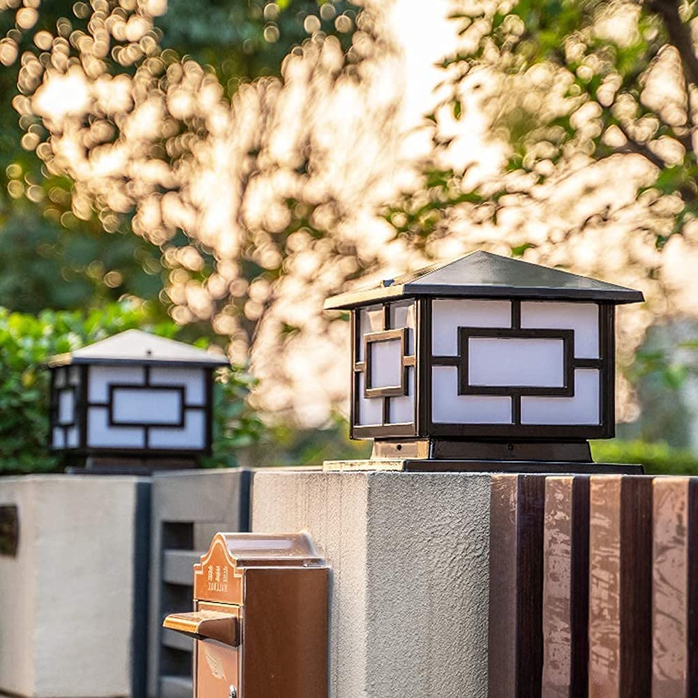 Waterproof Aluminum Pillar Lights Outdoor - IP65 Rustproof for Fence & Landscape