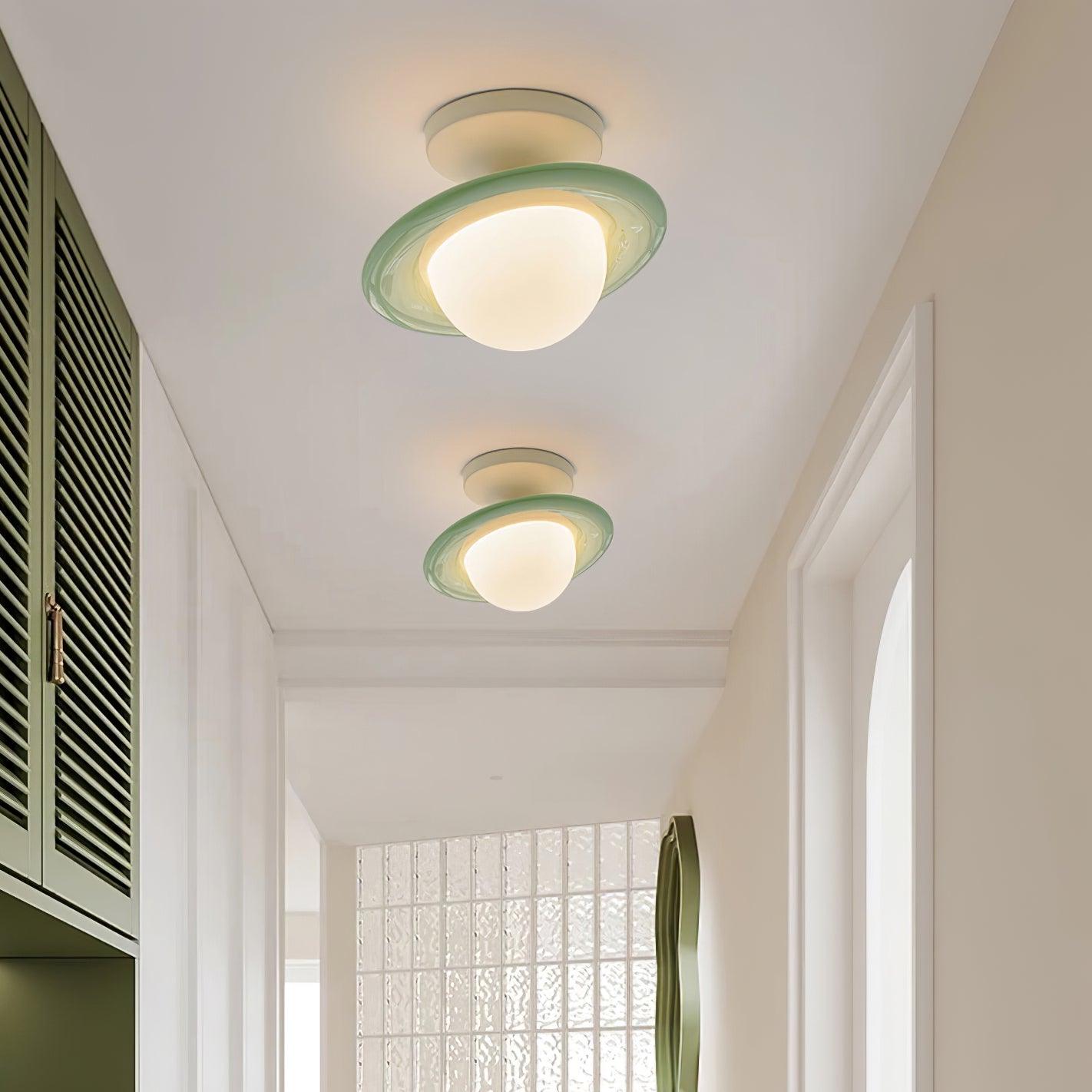 Modern LED Ceiling Light Fixture - Energy Efficient Indoor Lighting for Living Room, Bedroom, Kitchen | Dimmable Planet Design Home Decor