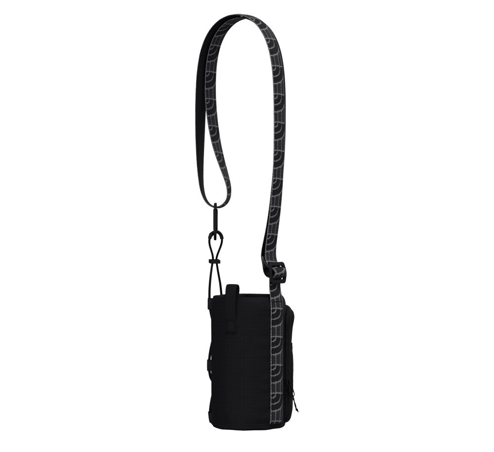 Borealis Insulated Water Bottle Holder - Durable & Leak-Proof for Hiking, Gym & Outdoor Activities | Fits Hydro Flask, Yeti & More (Black)