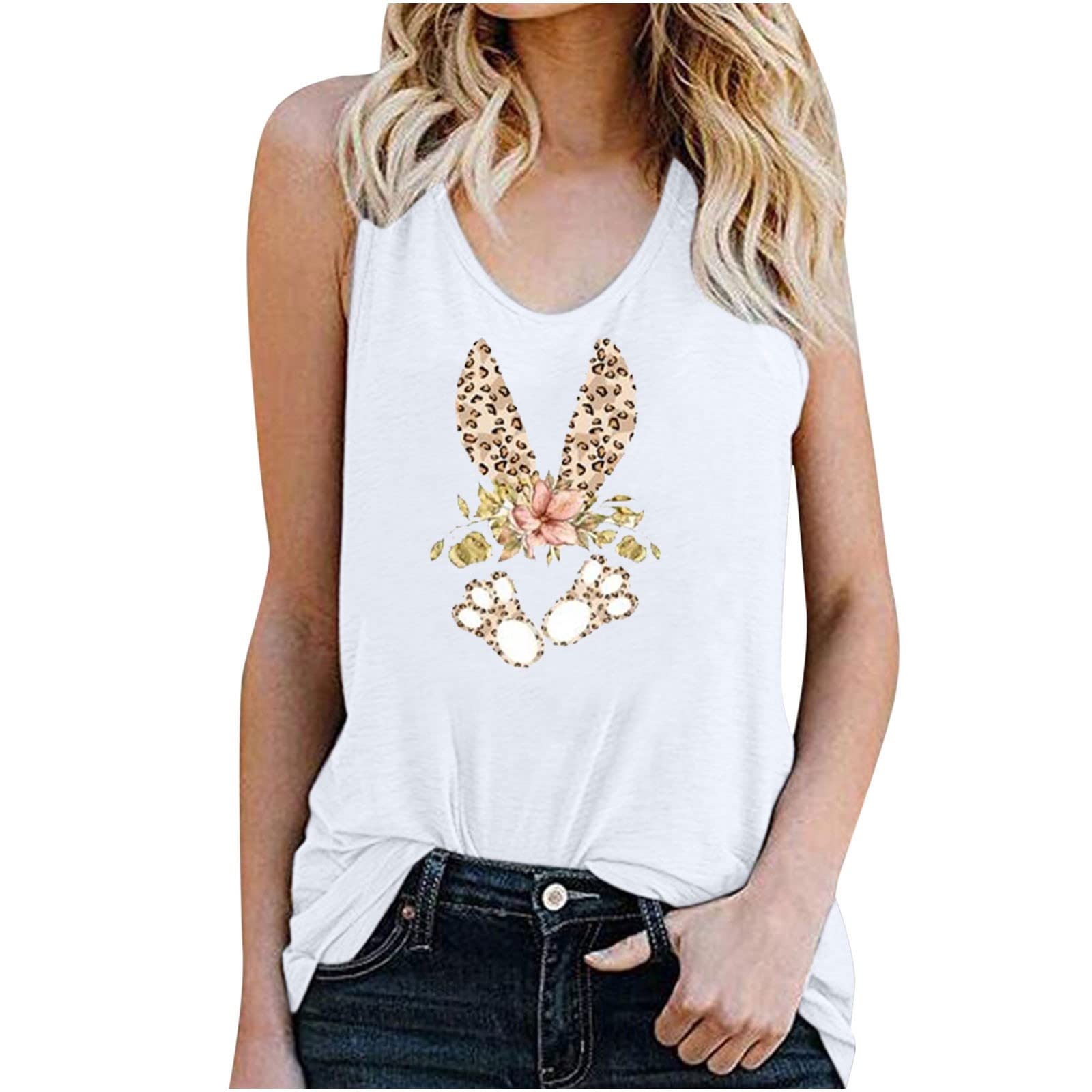 Women's Yoga Tank Tops - Breathable Sleeveless Pullover Workout Shirts for Yoga, Gym & Running | Moisture-Wicking Solid Color & Printed Athletic Tops