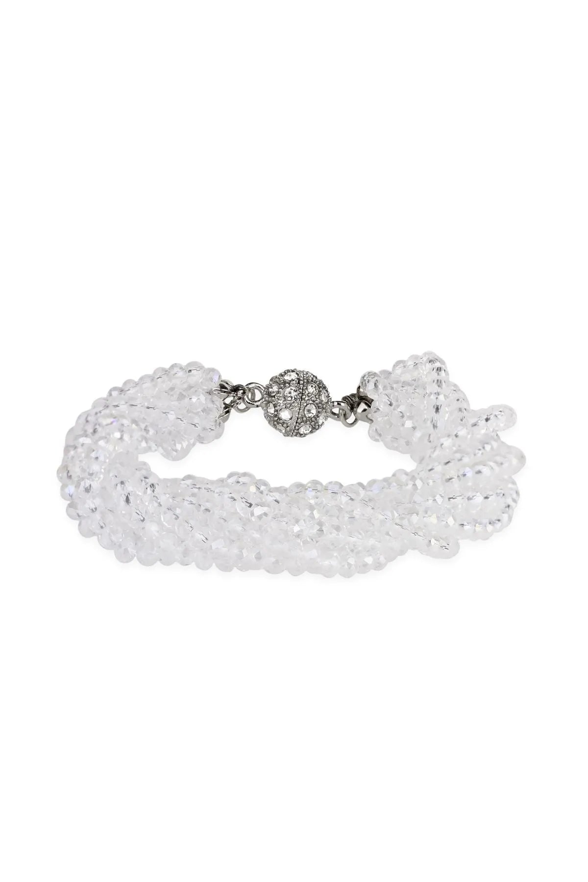 Simply Crystal Multi Strand Bracelet - Elegant Beaded Jewelry for Women, Perfect for Parties, Weddings & Everyday Wear