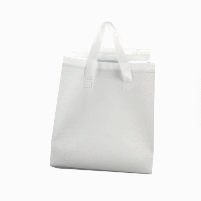 White Insulated Take Out Bags - Tamper Evident Food Delivery Bags (10.25
