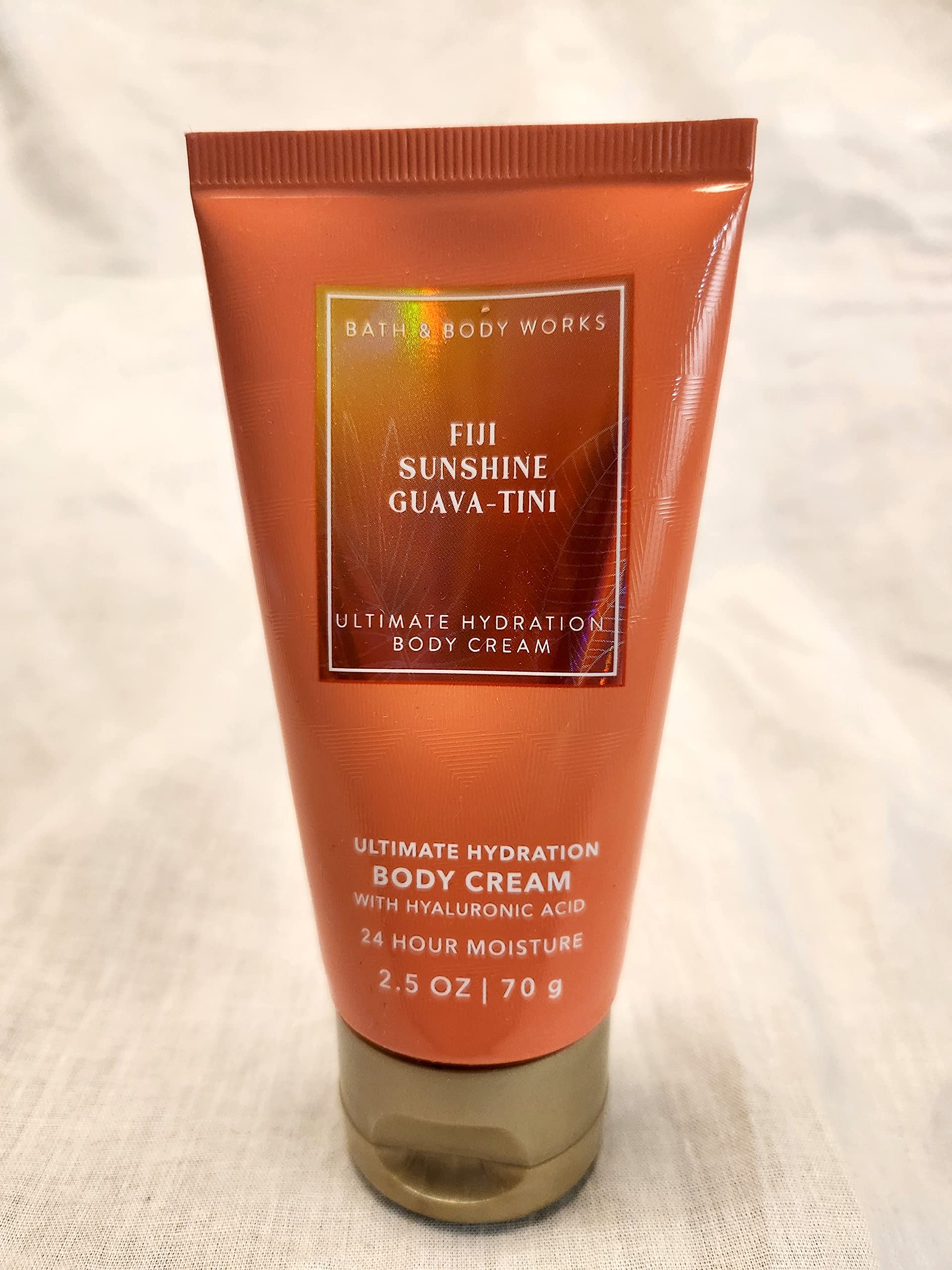 Fiji Sunshine Guava-tini Body Cream Travel Size (2oz) - Moisturizing Hand & Body Lotion for Dry Skin - Perfect for Travel, Gym & On-the-Go Hydration