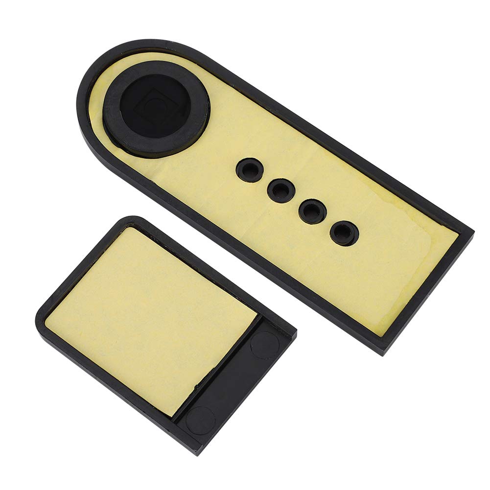 Original Qiilu M365 Electric Scooter Replacement Screen Display Panel Cover - Black Plastic Shell Compatible with Xiaomi M365 Scooter Accessories | DIY Repair & Protection Upgrade for Commuting & Urban Travel
