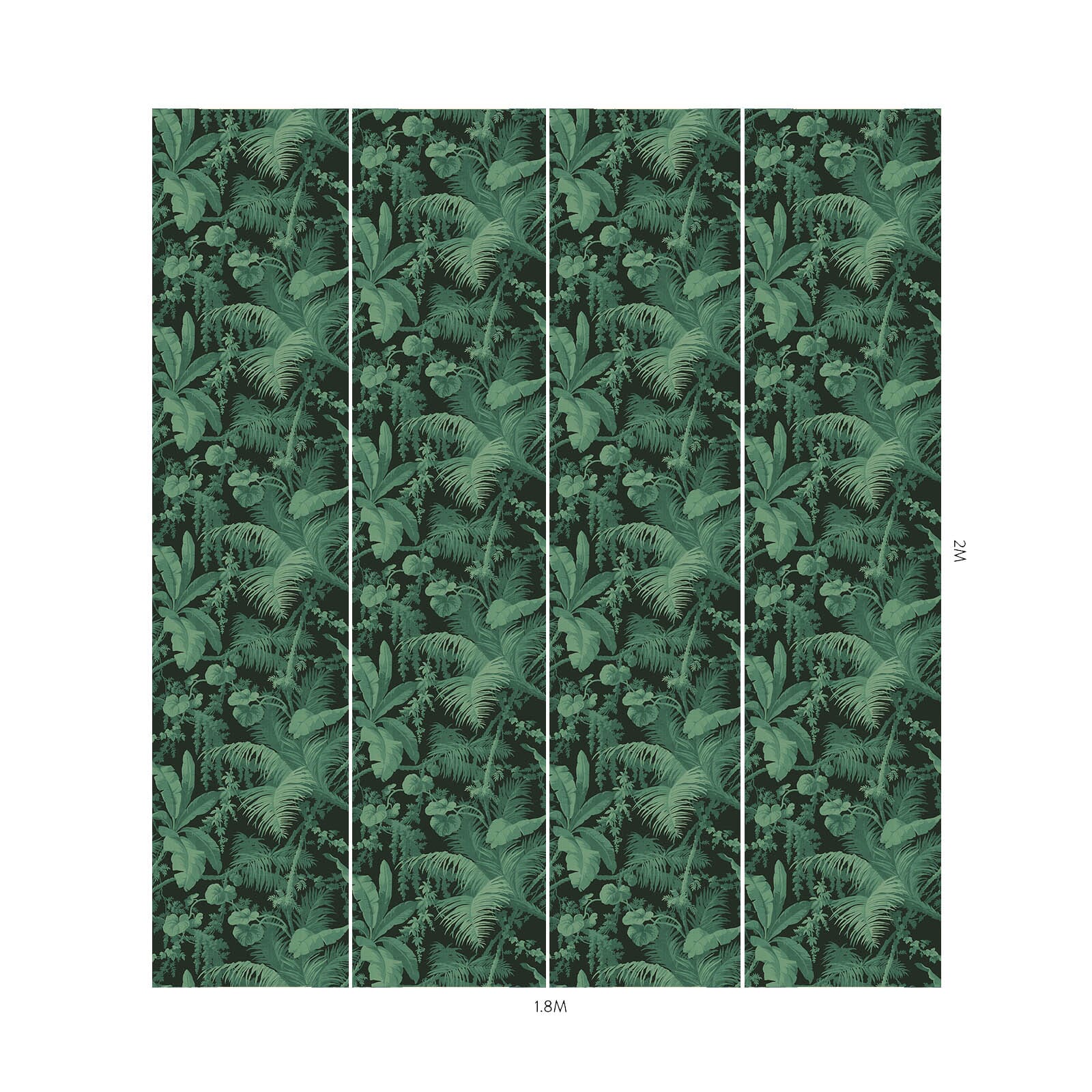 PAMPAS Noir Wallpaper - Elegant & Modern Wall Decor for Living Room, Bedroom & Office | Peel & Stick Removable Wallpaper