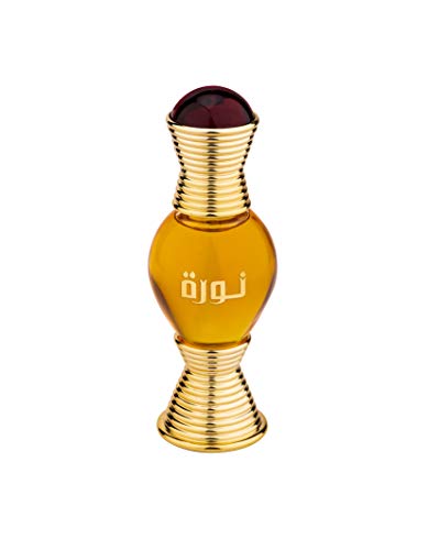 SWISS ARABIAN Noora Luxury Perfume Oil - Long Lasting Arabian Fragrance for Women - Signature Scent from Dubai - 0.6 Oz - Perfect for Date Nights, Special Occasions & Daily Wear