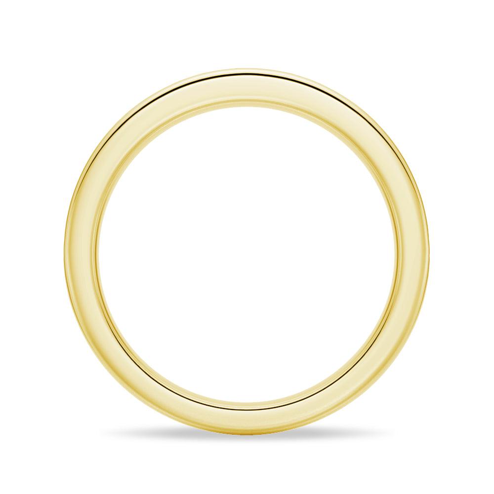 Half Eternity Round Cut Moissanite Classic Wedding Band Ring for Women - Elegant Bridal Jewelry for Engagement, Anniversary & Special Occasions