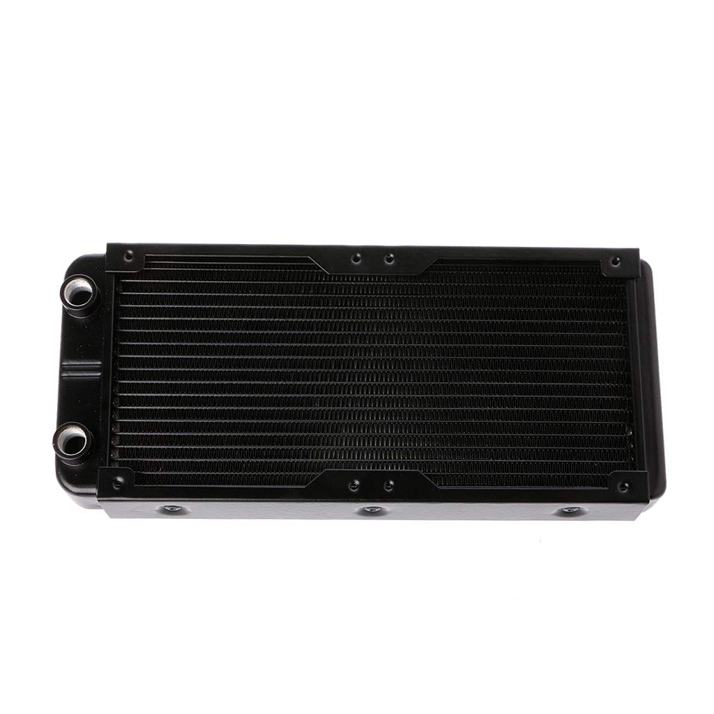 Yuxialem 240mm Aluminum Alloy CPU Liquid Cooler - High Performance Water Cooling System with 18 Tubes for PC Gaming, Overclocking & Workstation Builds