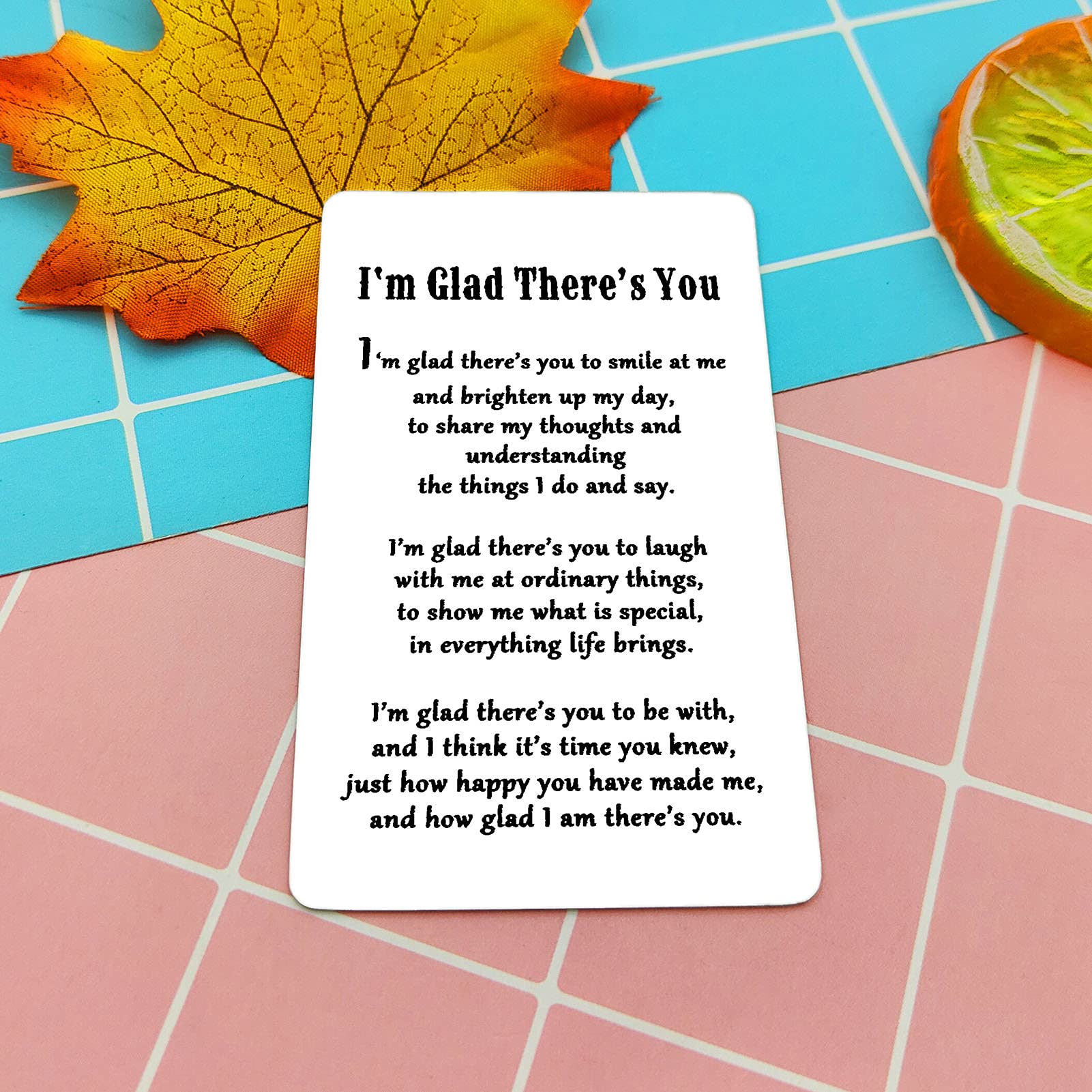 Personalized Engraved Wallet Card for Husband, Boyfriend & Best Friend - Custom Gift for Men & Women - Christmas, Wedding, Anniversary & Birthday Present - Perfect for Couples & Friendship Keepsakes - Great for Everyday Carry & Special Occasions