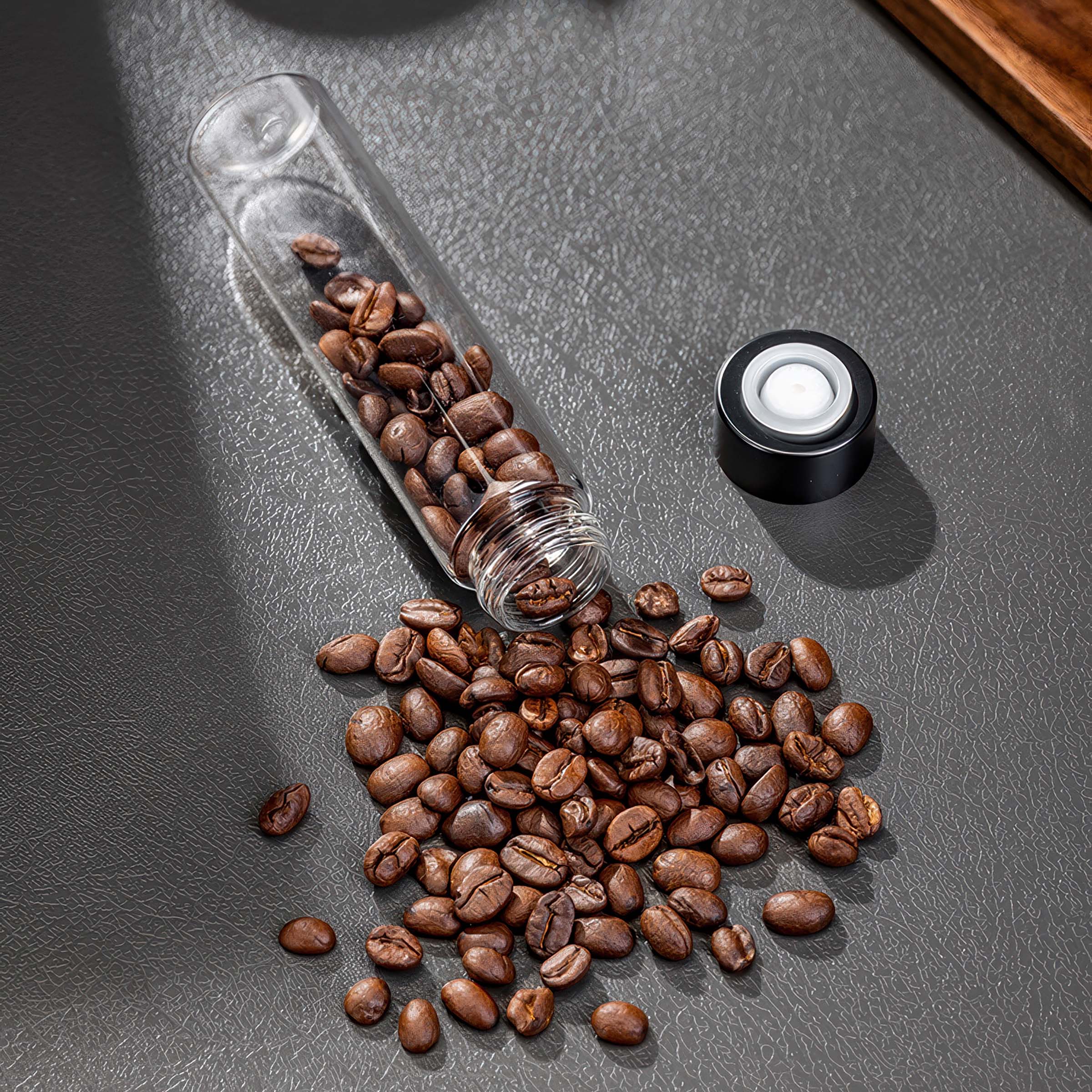 Premium Barista Coffee Bean Storage Tubes - Airtight Canister Set for Fresh Coffee Beans Storage | Perfect for Home Baristas, Coffee Shops & Specialty Brewing