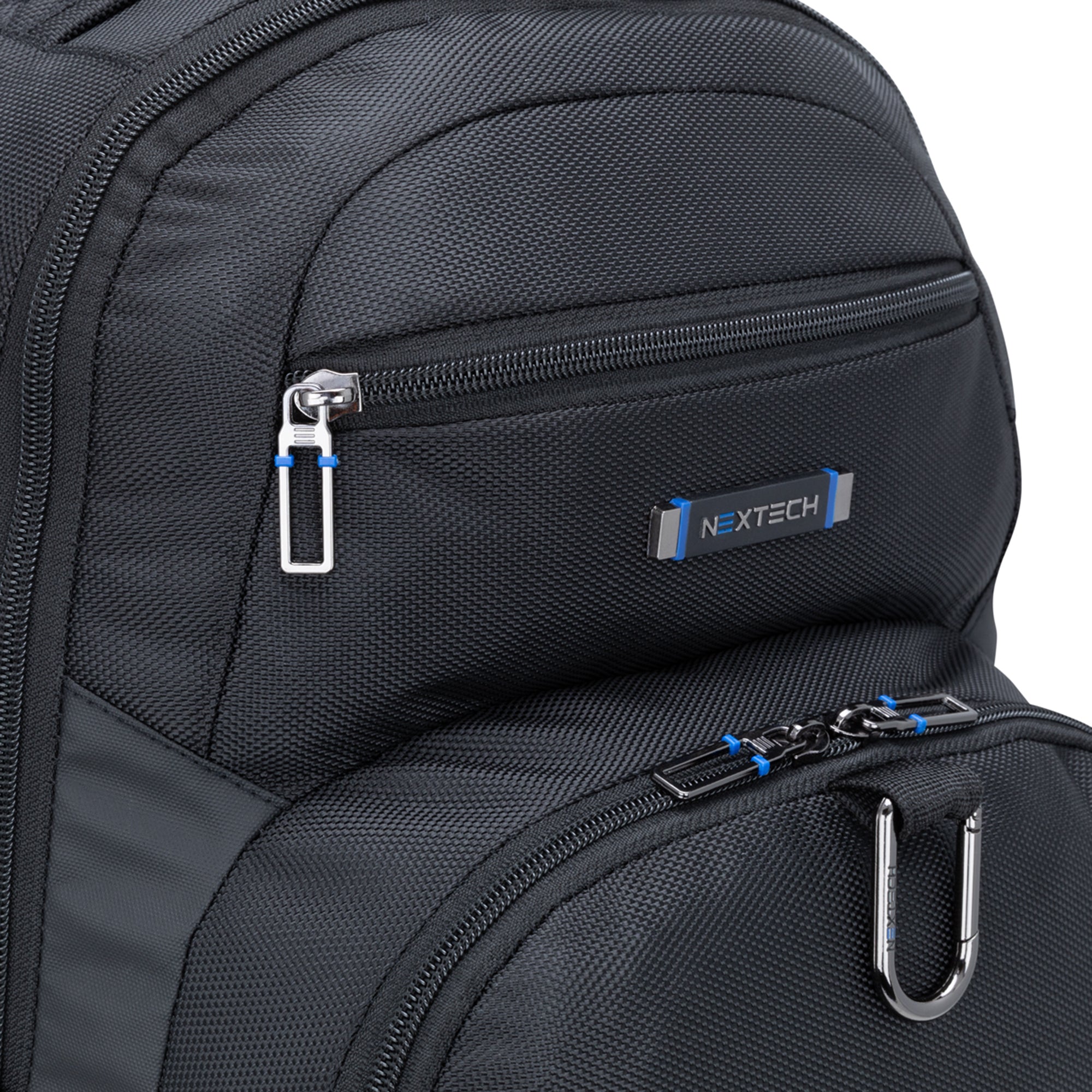 Nextech Professional Business Backpack for Men & Women - Durable Laptop Backpack with USB Charging Port - Perfect for Office, Travel, and Commuting
