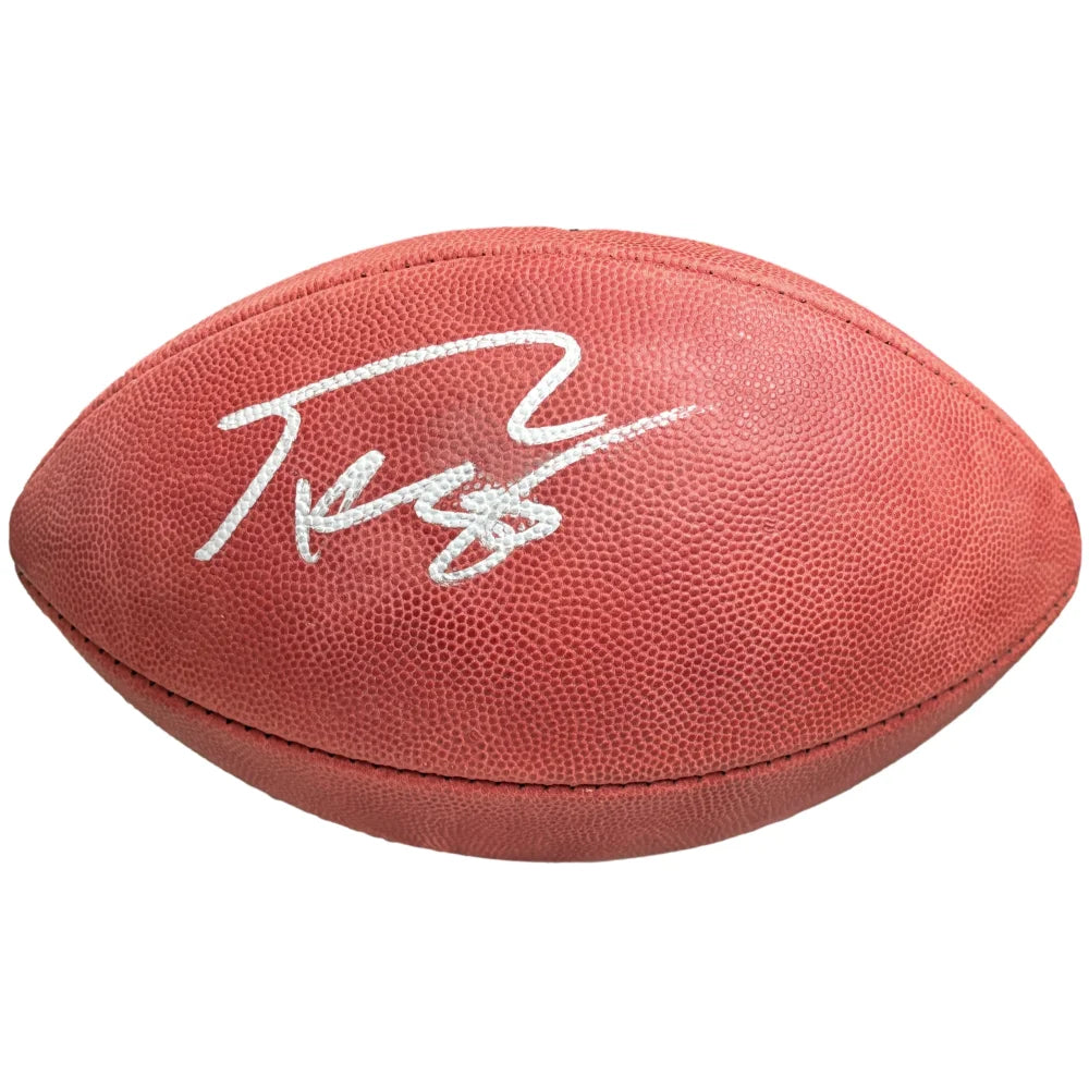George Kittle Autographed NFL Football - Official Duke Game Ball with JSA COA - San Francisco 49ers Memorabilia for Collectors & Fans - Perfect for Display, Gifts, and Sports Memorabilia Collections