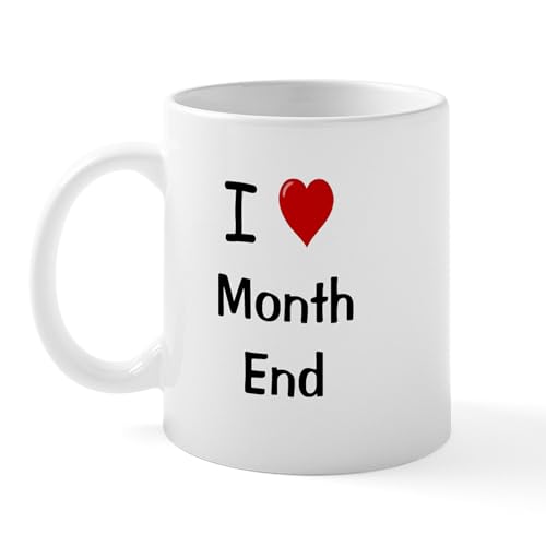 White - Financial Accountant Mug I Love Month End Mug