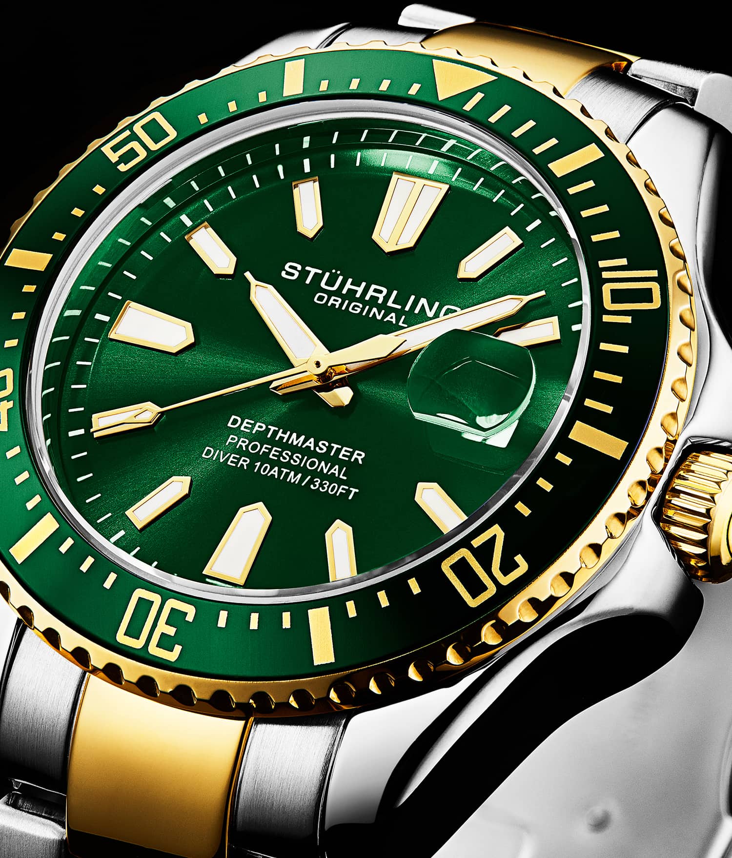 Depthmaster 3950A 42mm Quartz Diver Watch - Waterproof Luxury Dive Watch for Men - Perfect for Scuba Diving, Swimming & Outdoor Adventures