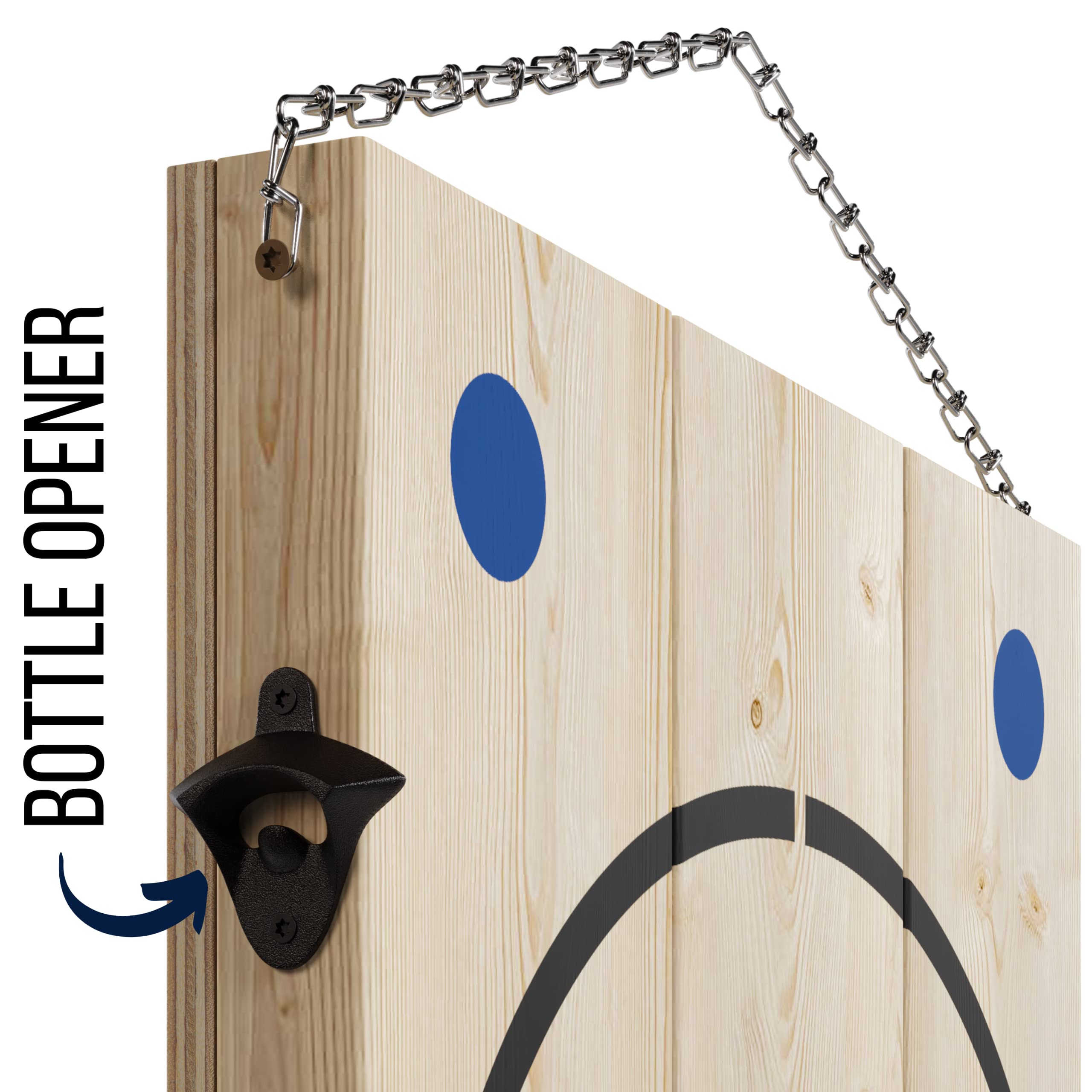 Wooden Axe Throwing Target Board for Games & Knives - USA Made - Indoor/Outdoor Fun