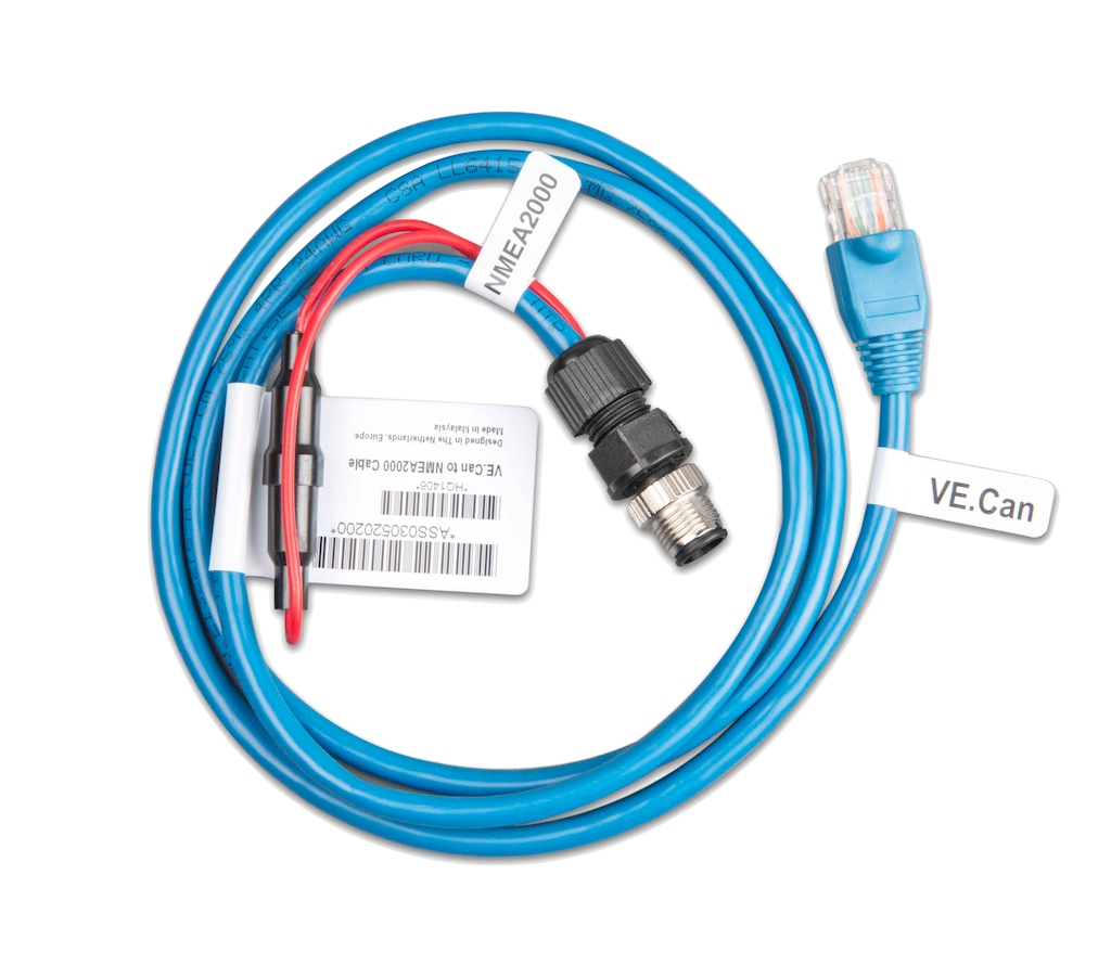 Victron VE.Can to NMEA2000 Micro C Male Adapter - Marine & RV Boat GPS Navigation System Converter for Seamless Device Integration