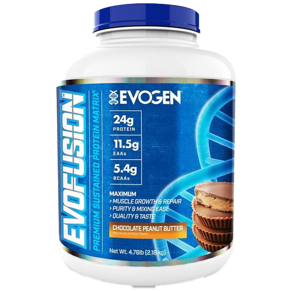 Evofusion Chocolate Peanut Butter - 71oz (2016g) Jar | High Protein Spread for Toast, Smoothies & Baking | Keto & Vegan Friendly Snack