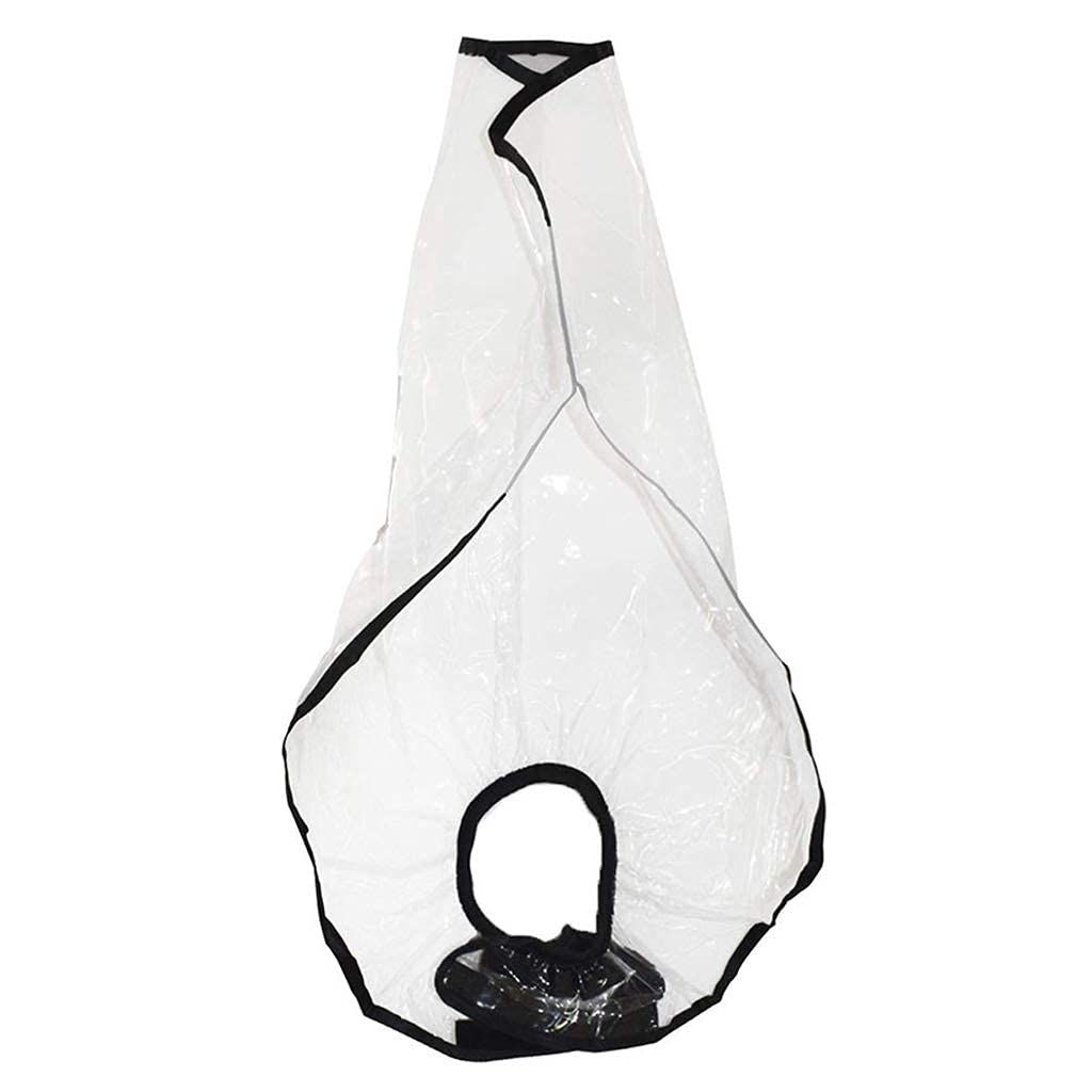 HZFLY 2 Pack Hair Washing Funnel and Apron Set for Upright Hair Washing - Clear Waterproof Hair Dye Cape for Salon & Home Use - Elderly & Disabled Care - Perfect for Bedridden Patients & Shower Chairs